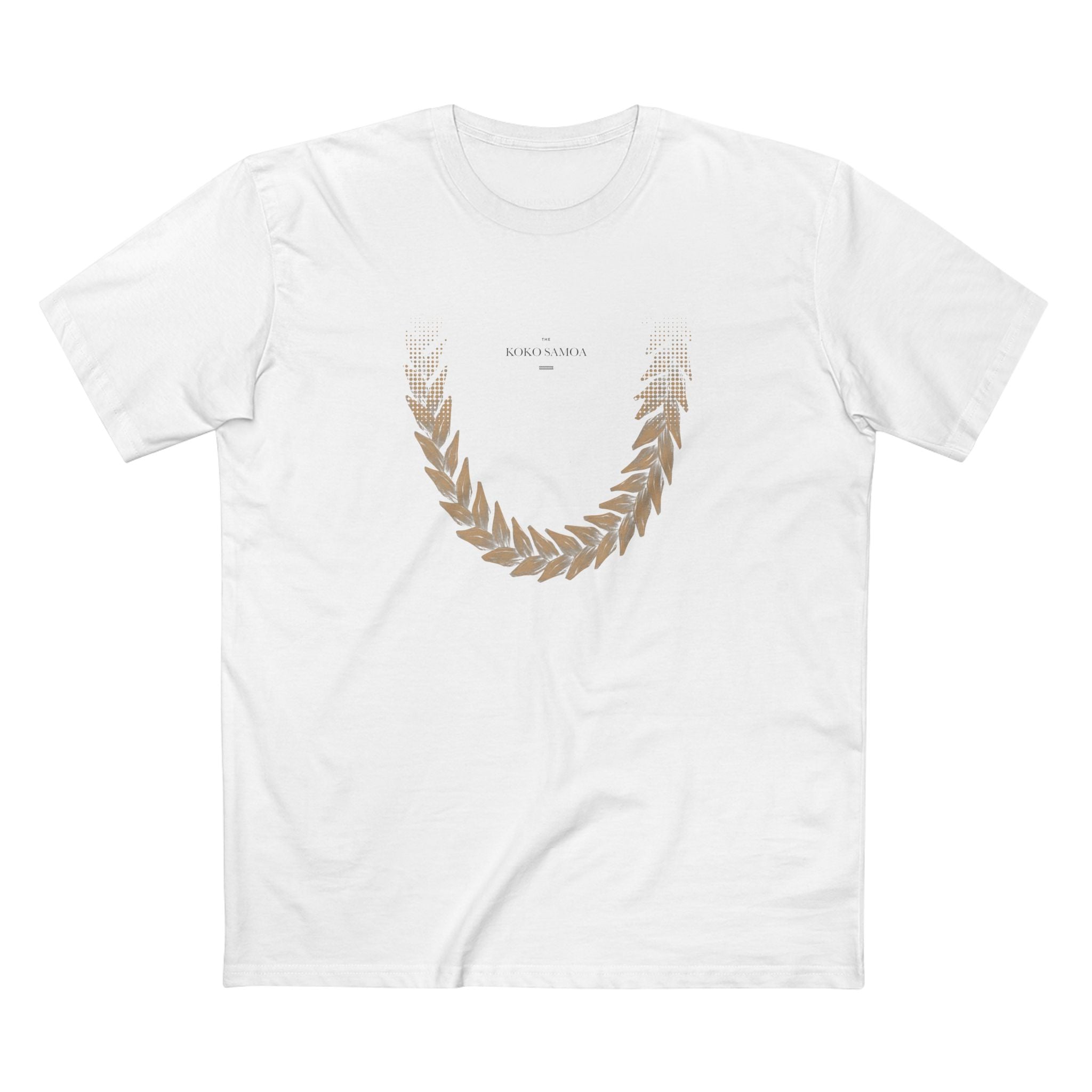 Unisex soft tee by The Print Bar in brown with Ula Fala design, shown in black XS size on a plain background.