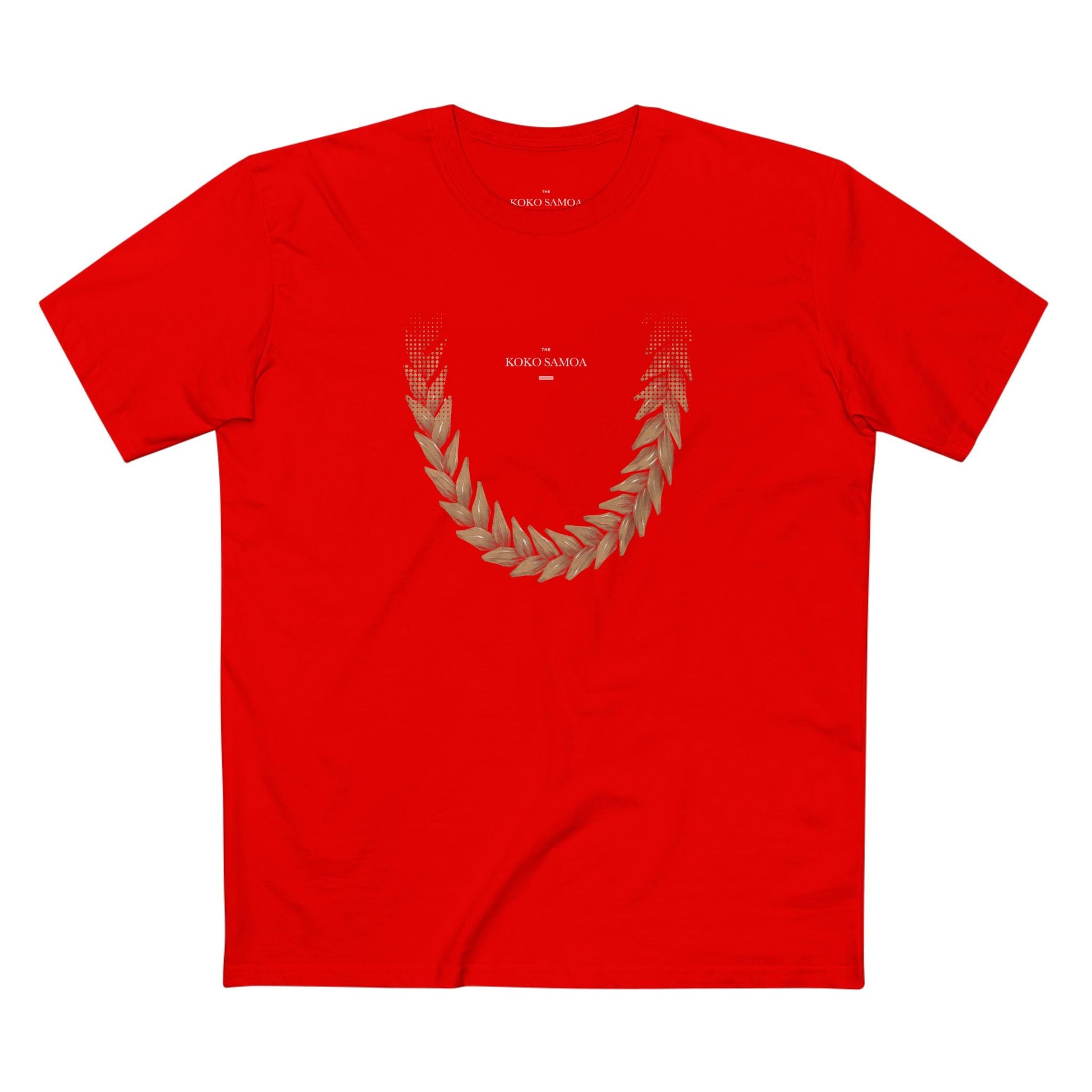 Unisex soft tee in Ula Fala Brown, shown in black, with a relaxed fit and casual style.