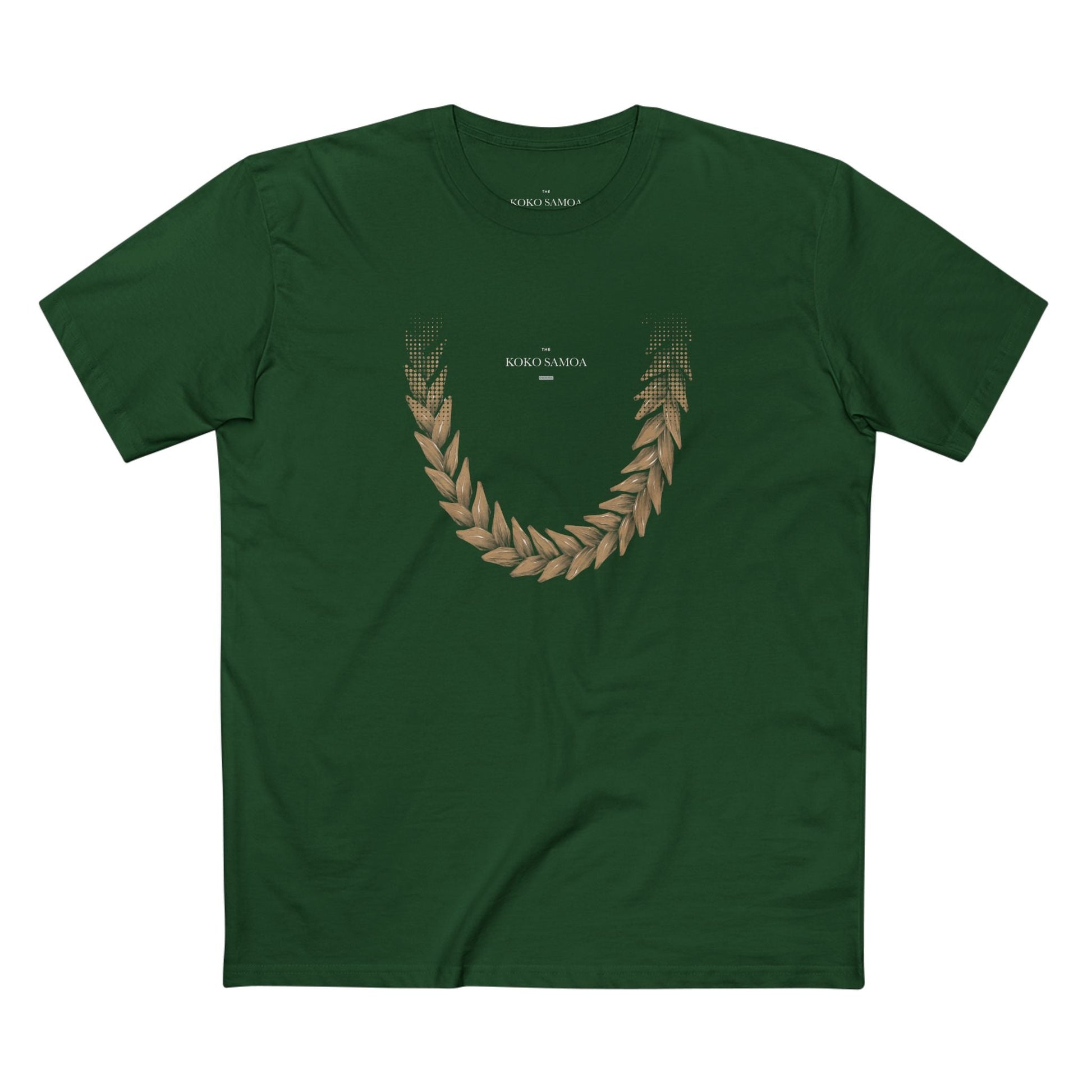 Unisex soft tee in Ula Fala brown, showing front view of the comfortable, casual T-shirt for men and women.