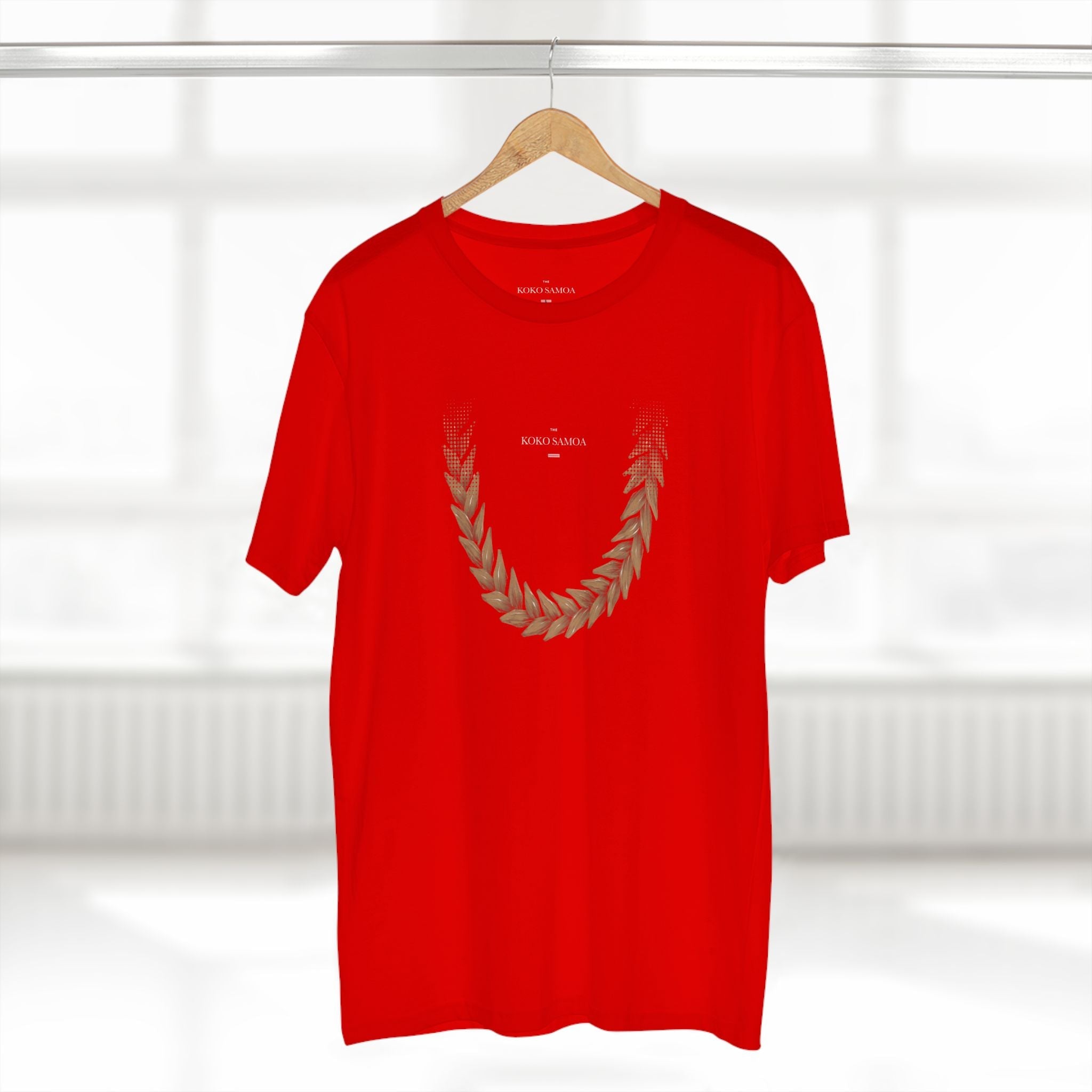 Unisex soft brown Ula Fala tee, casual t-shirt in black with a relaxed fit, suitable for all genders.