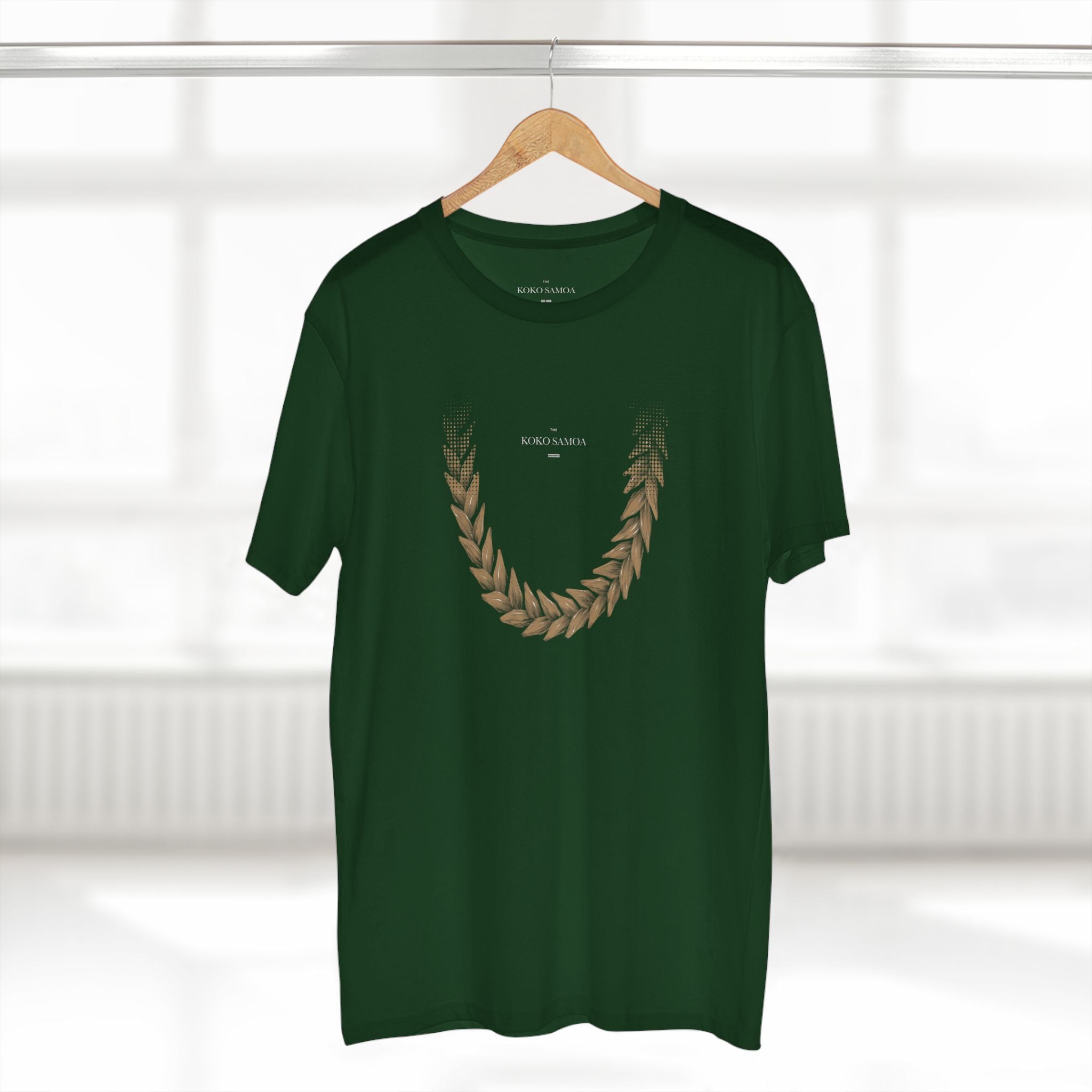 Unisex soft tee in Ula Fala brown, featuring a comfortable fit and casual style.