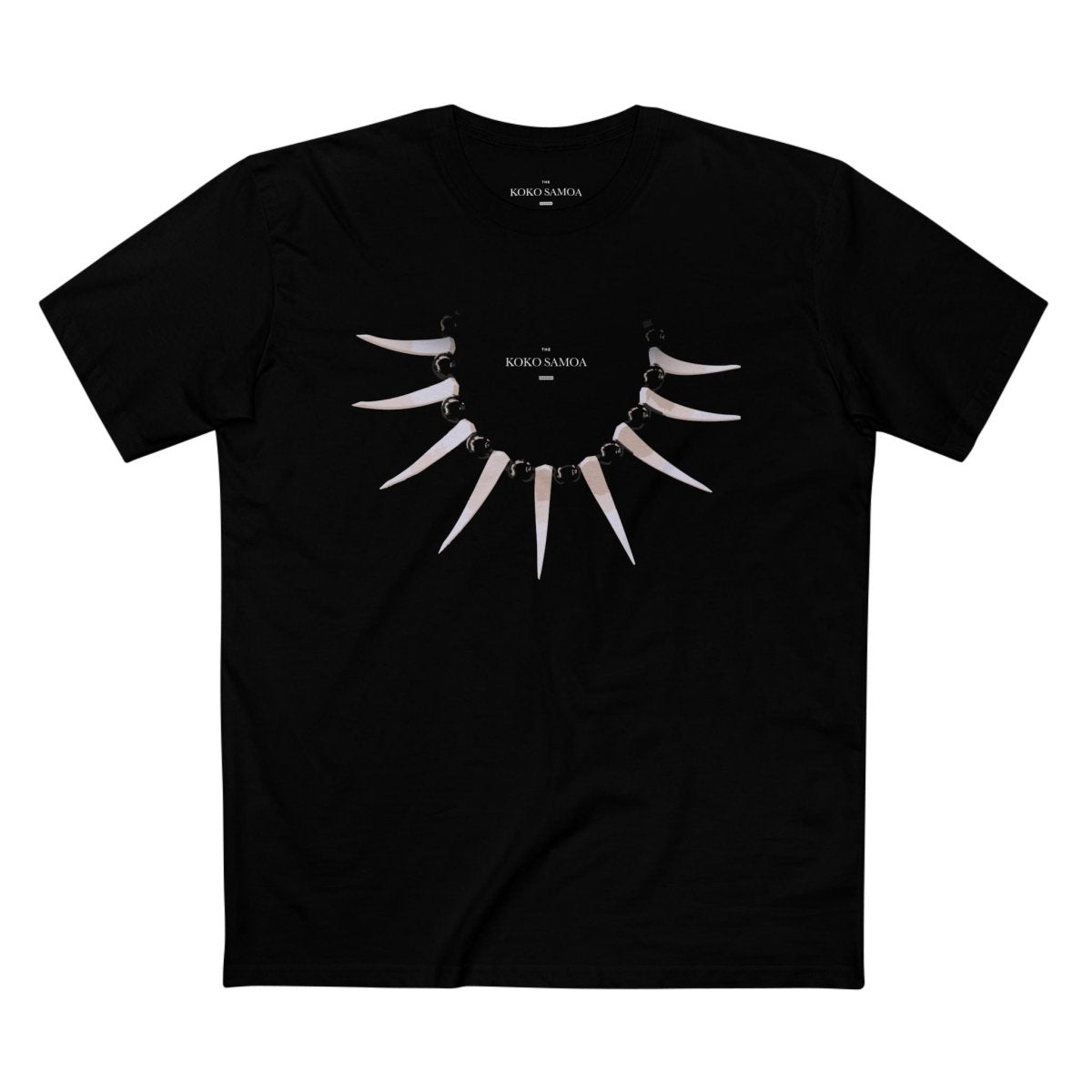 Black unisex T-shirt by Ula Nifo, soft cotton fabric, casual fit, ideal for everyday wear,.