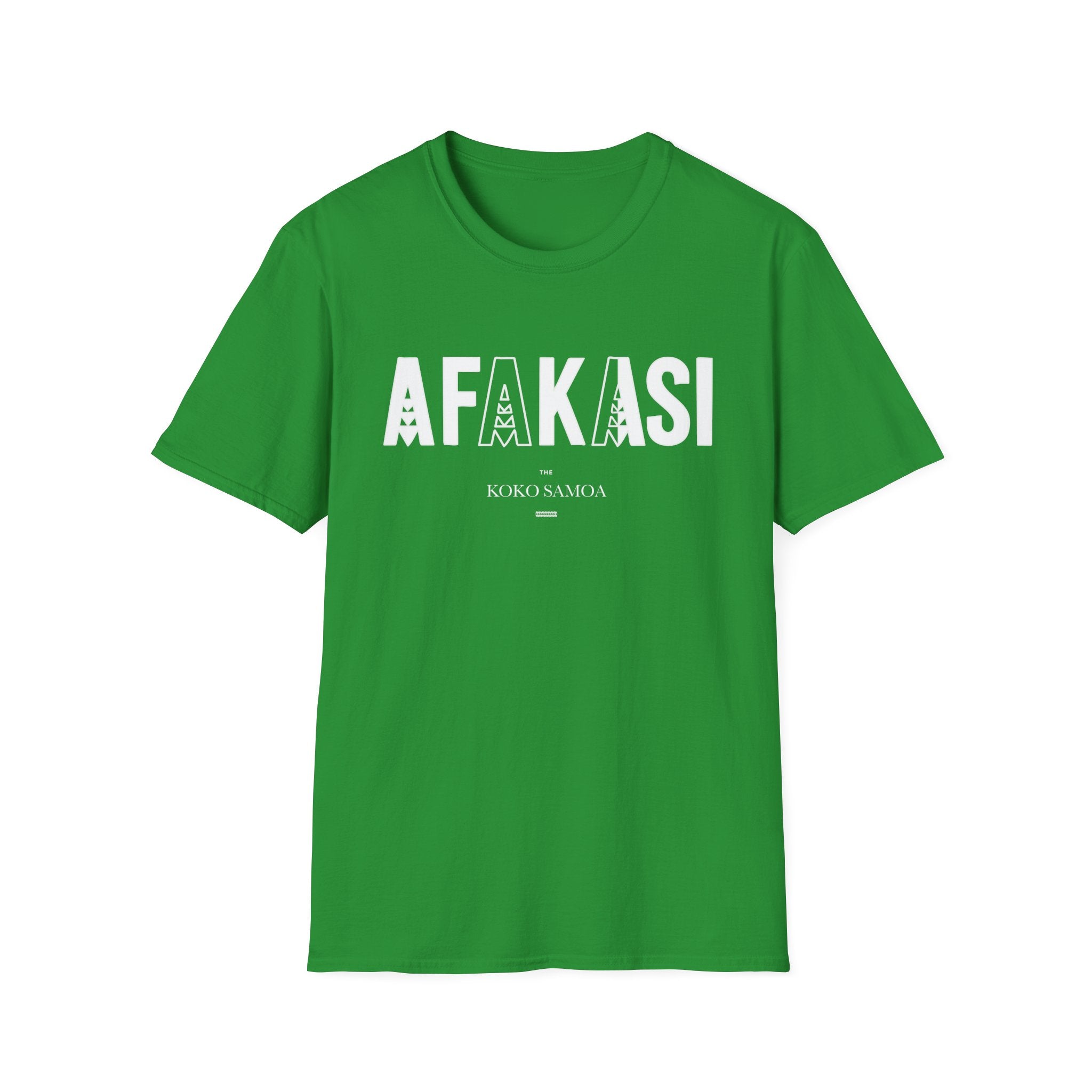 Charcoal soft unisex tee from The Print Bar featuring Afakasi design, ideal for casual wear in AU/NZ.