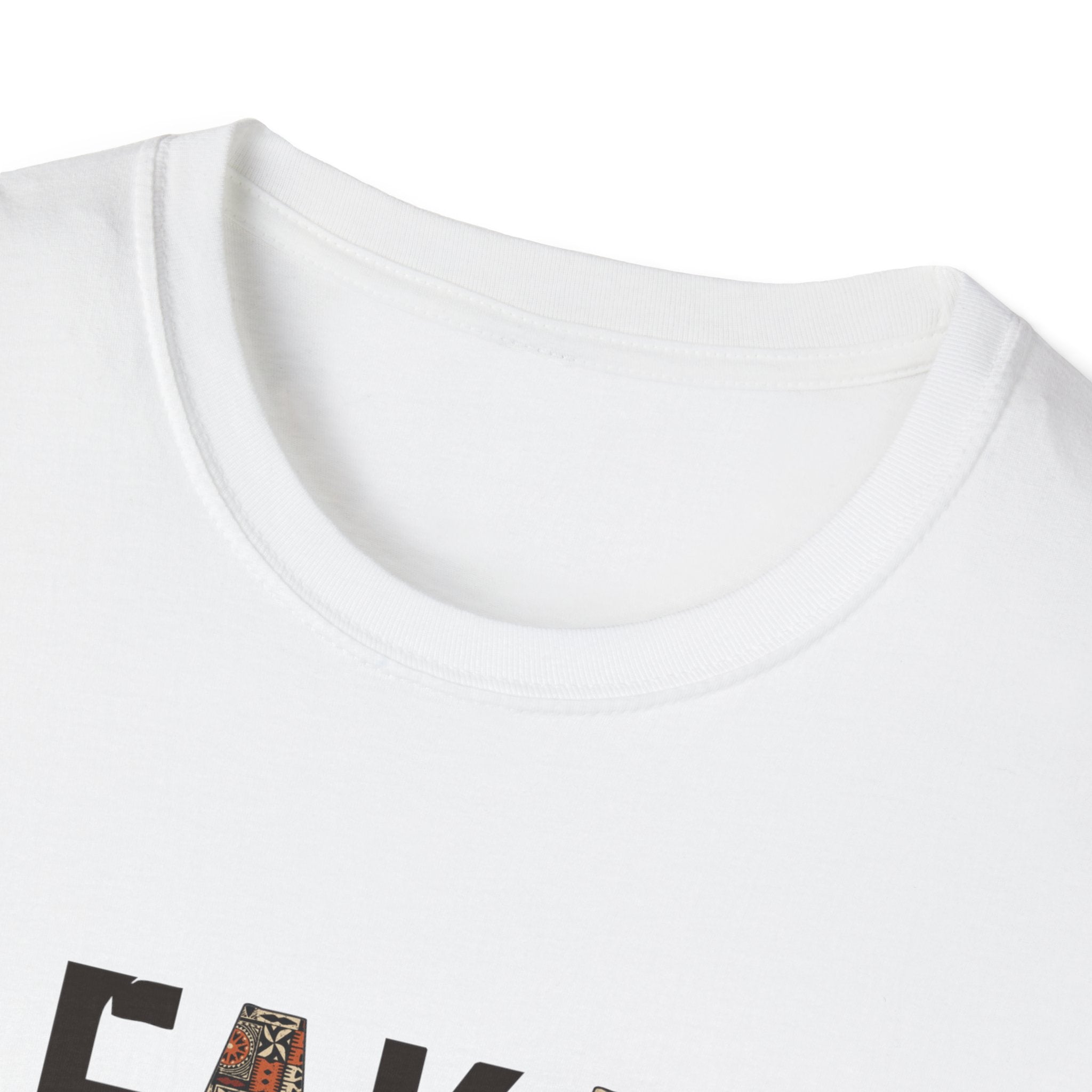 Charcoal unisex soft tee featuring the Afakasi design, comfortable fit for all genders in AU/NZ.
