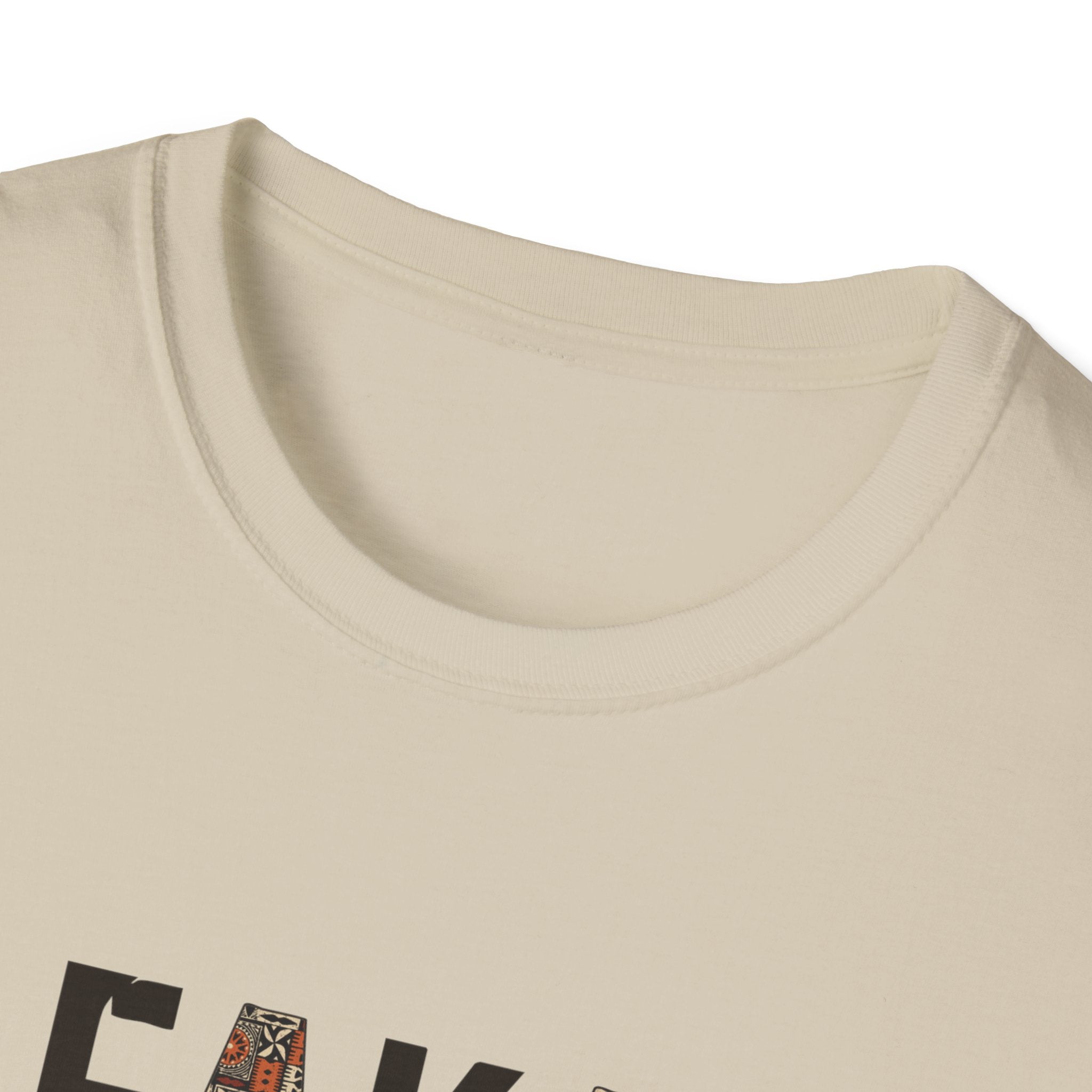 Charcoal unisex soft tee featuring the Afakasi design, perfect for casual wear in AU/NZ.