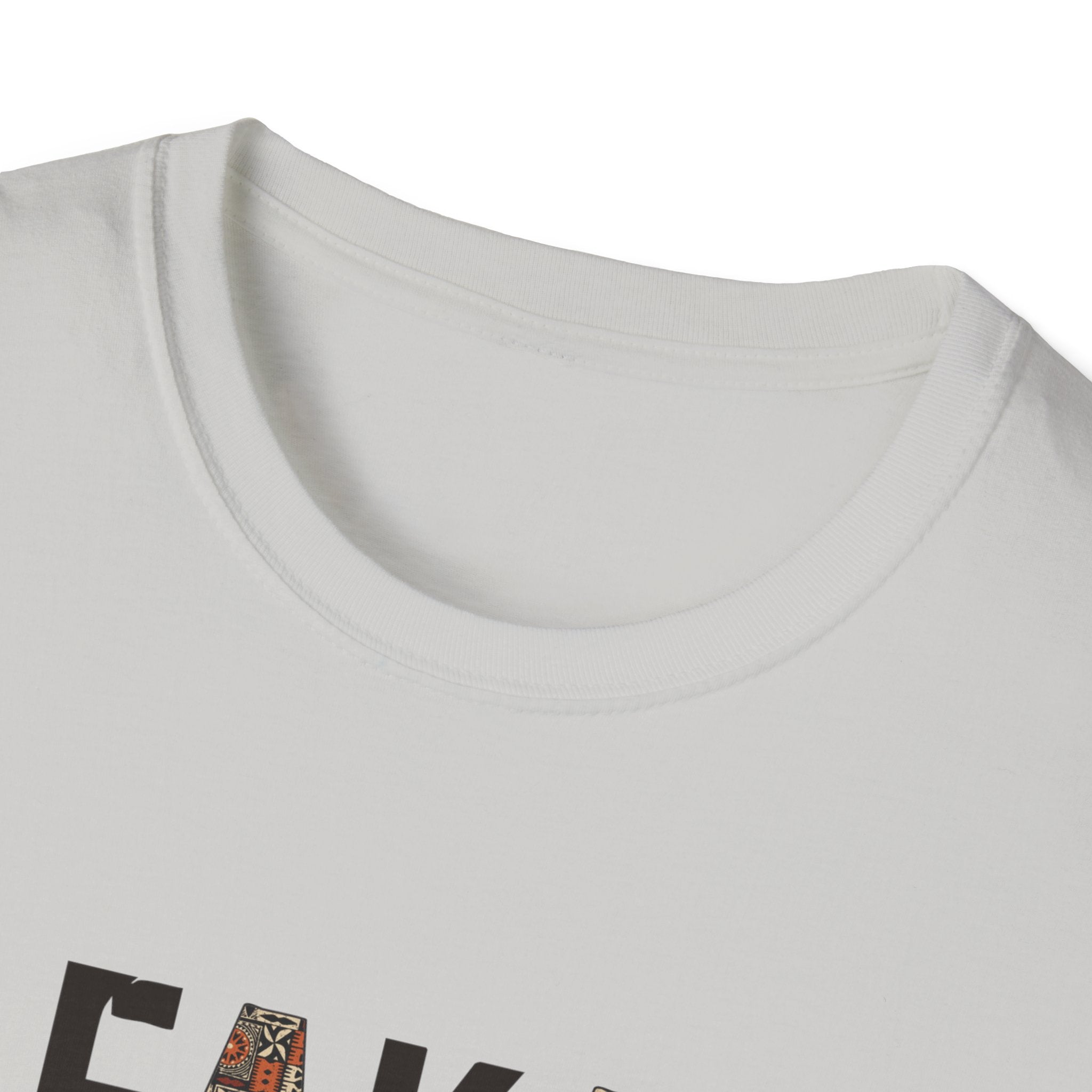 Charcoal soft unisex tee from The Print Bar featuring the Afakasi design, made for comfortable casual wear in AU/NZ.