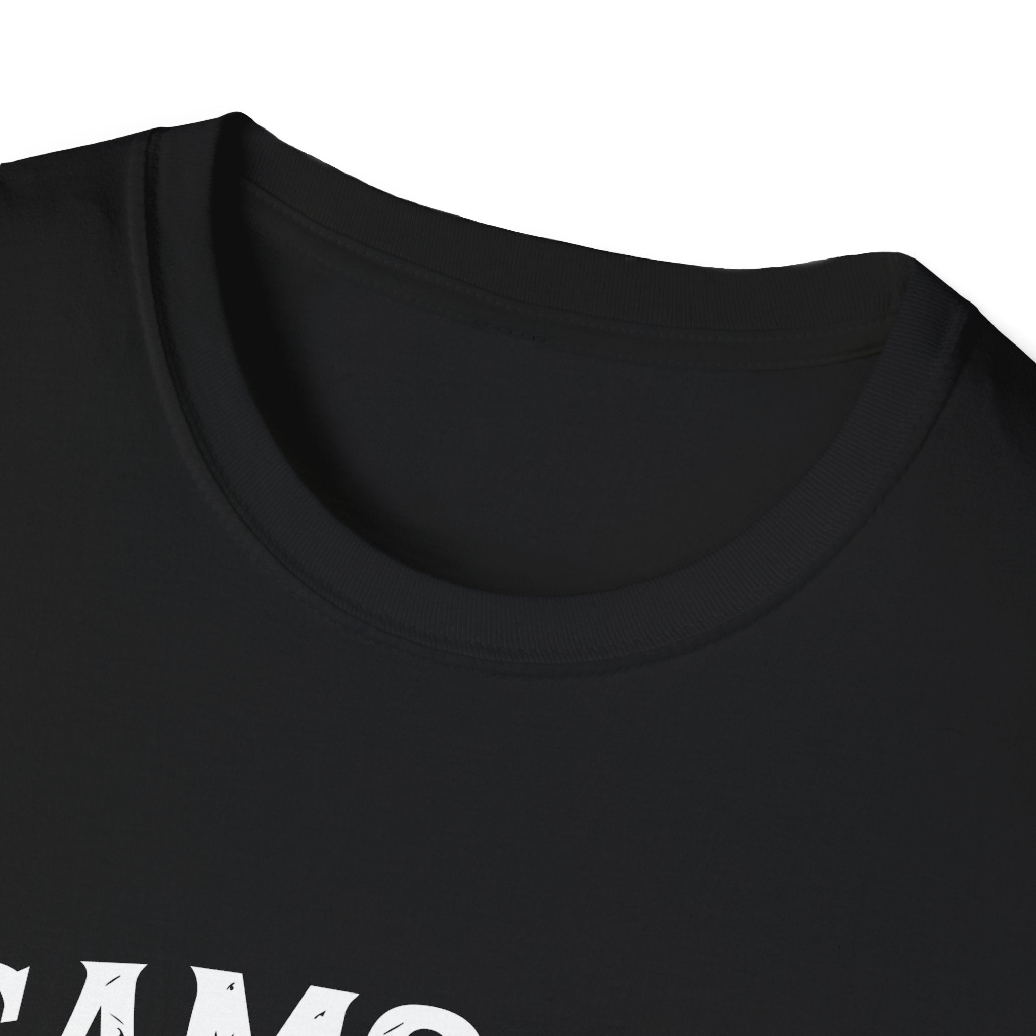 Charcoal soft unisex T-shirt featuring Samoan Queen AU/NZ design from The Print Bar.