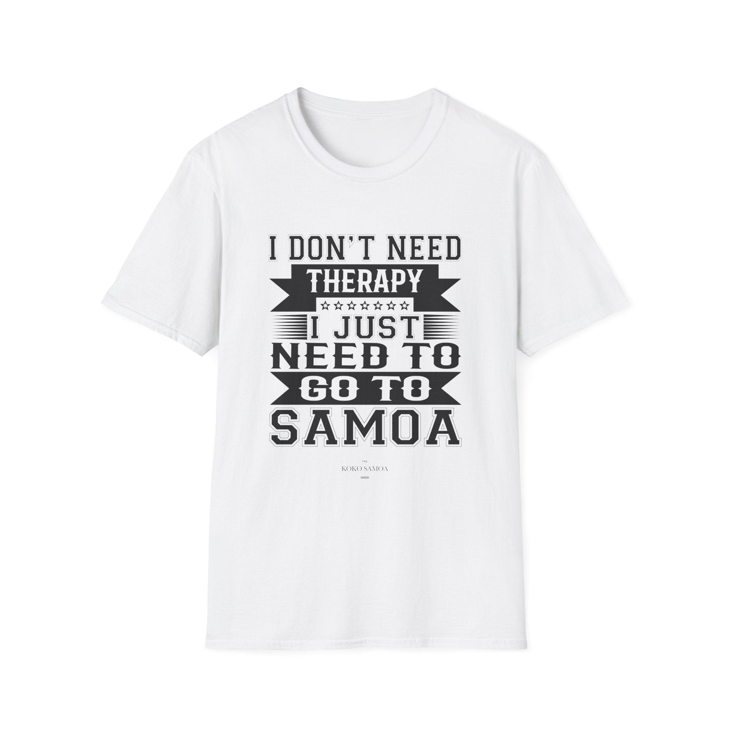 Soft Unisex Tee - Samoan Therapy - AU/NZ - The Koko Samoa