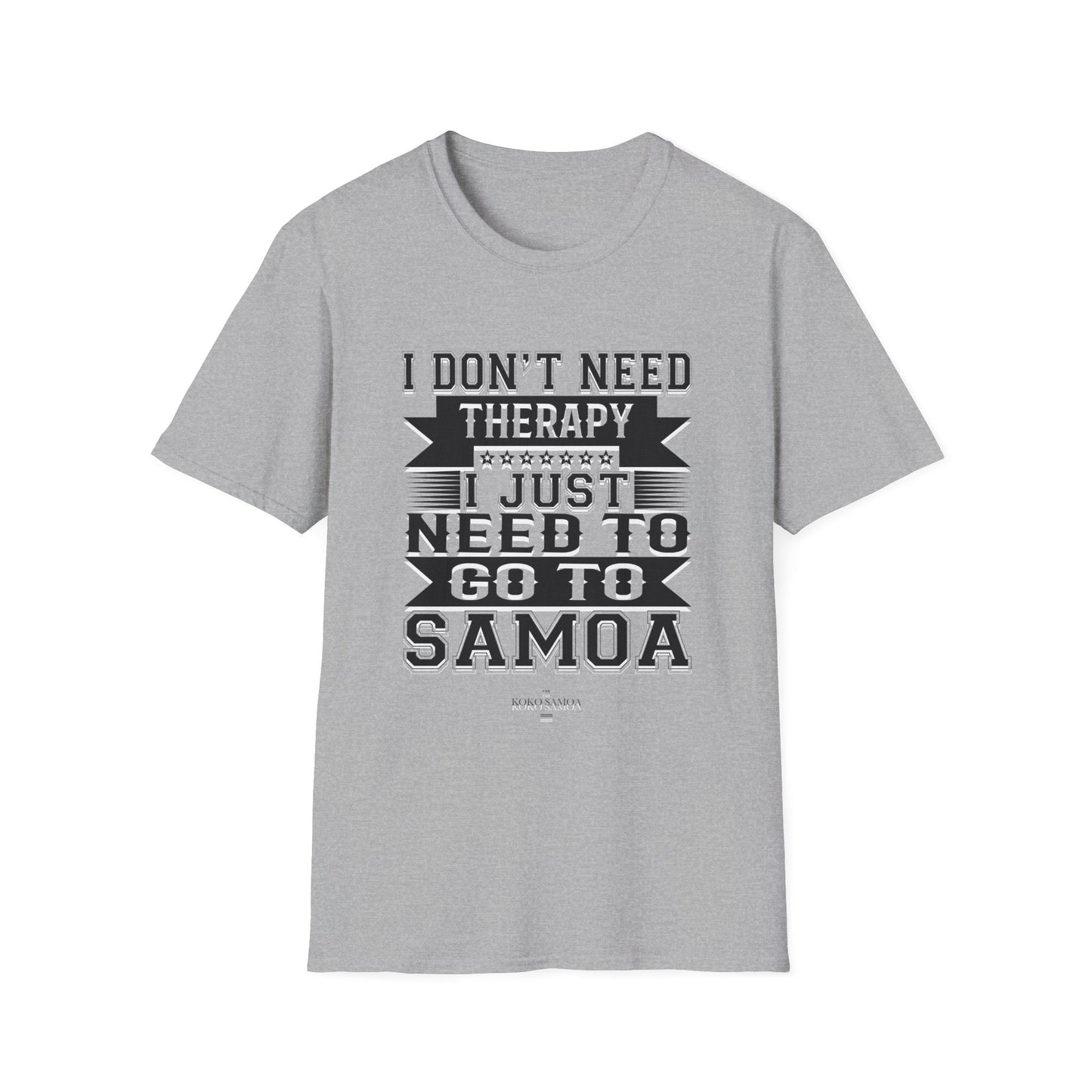 Soft Unisex Tee - Samoan Therapy - AU/NZ - The Koko Samoa
