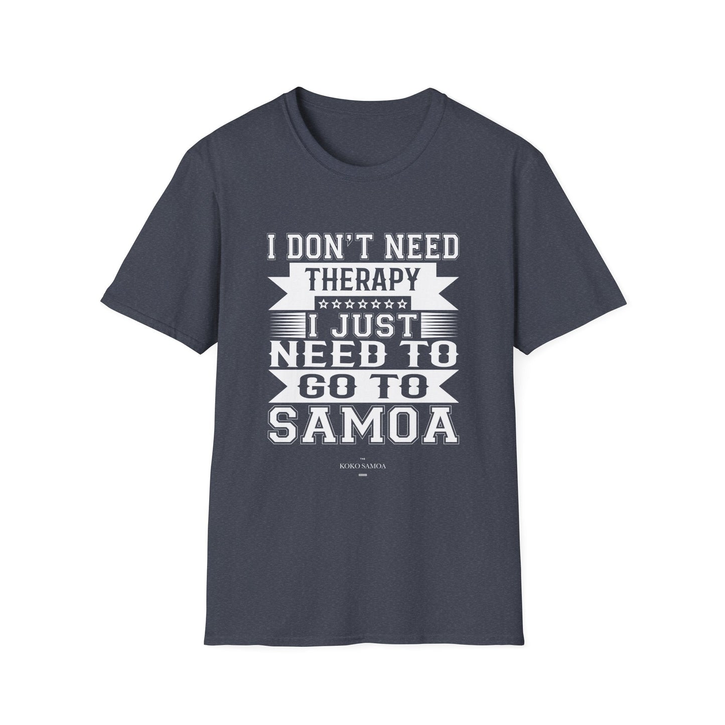 Soft Unisex Tee - Samoan Therapy - AU/NZ - The Koko Samoa