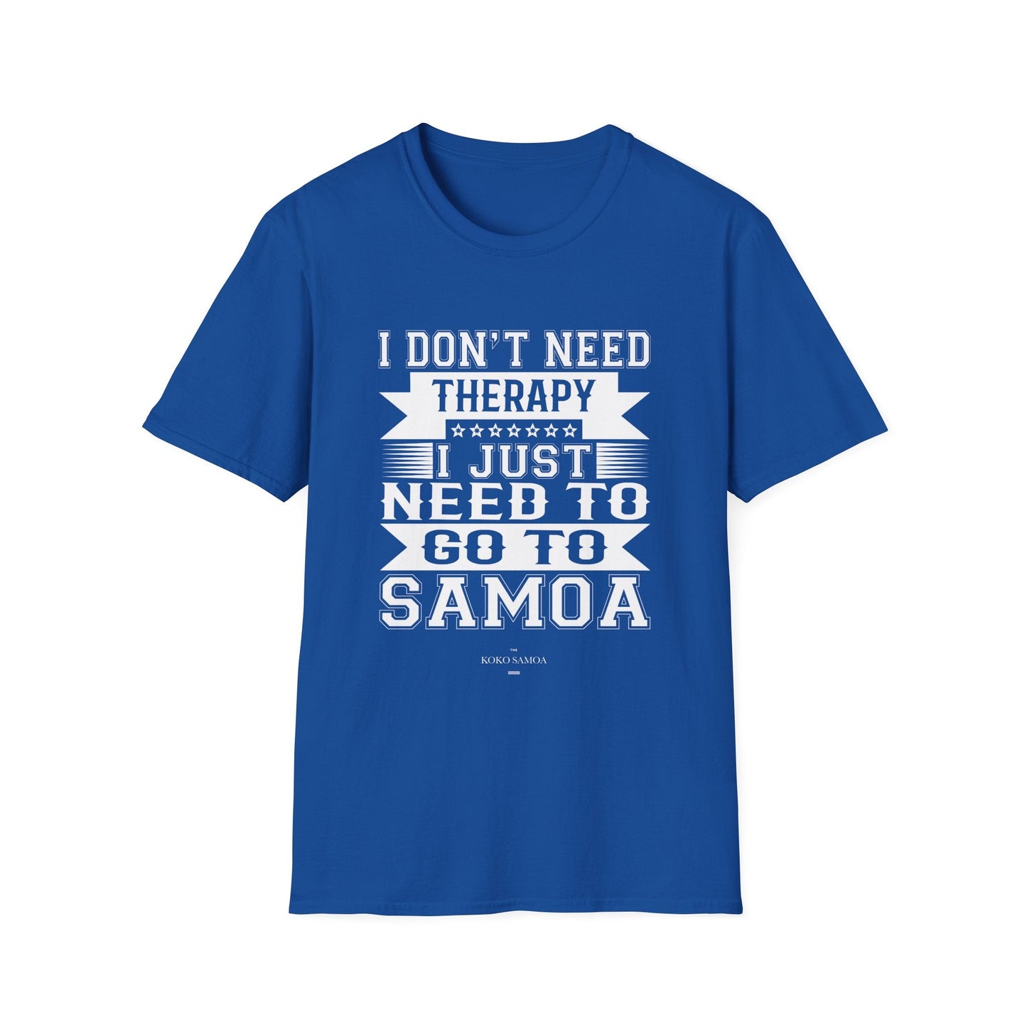Soft Unisex Tee - Samoan Therapy - AU/NZ - The Koko Samoa