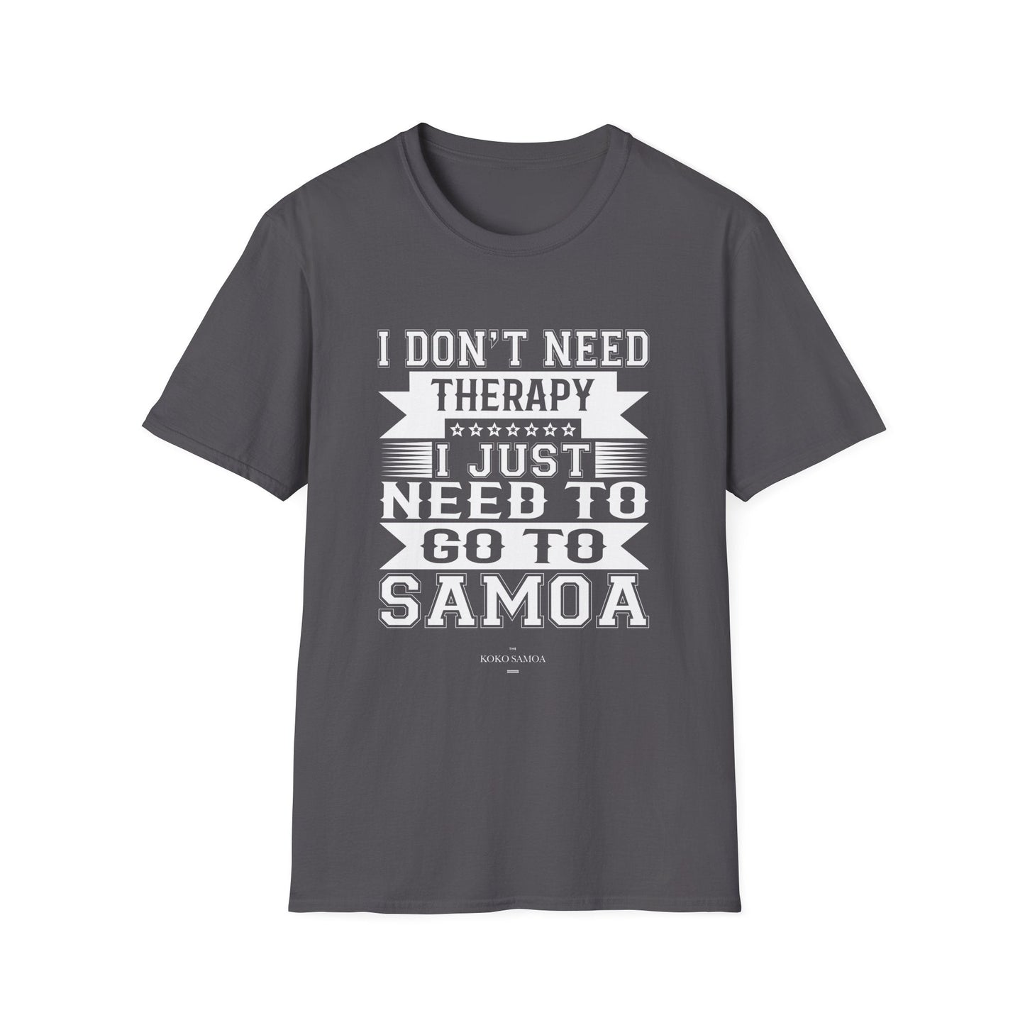 Soft Unisex Tee - Samoan Therapy - AU/NZ - The Koko Samoa