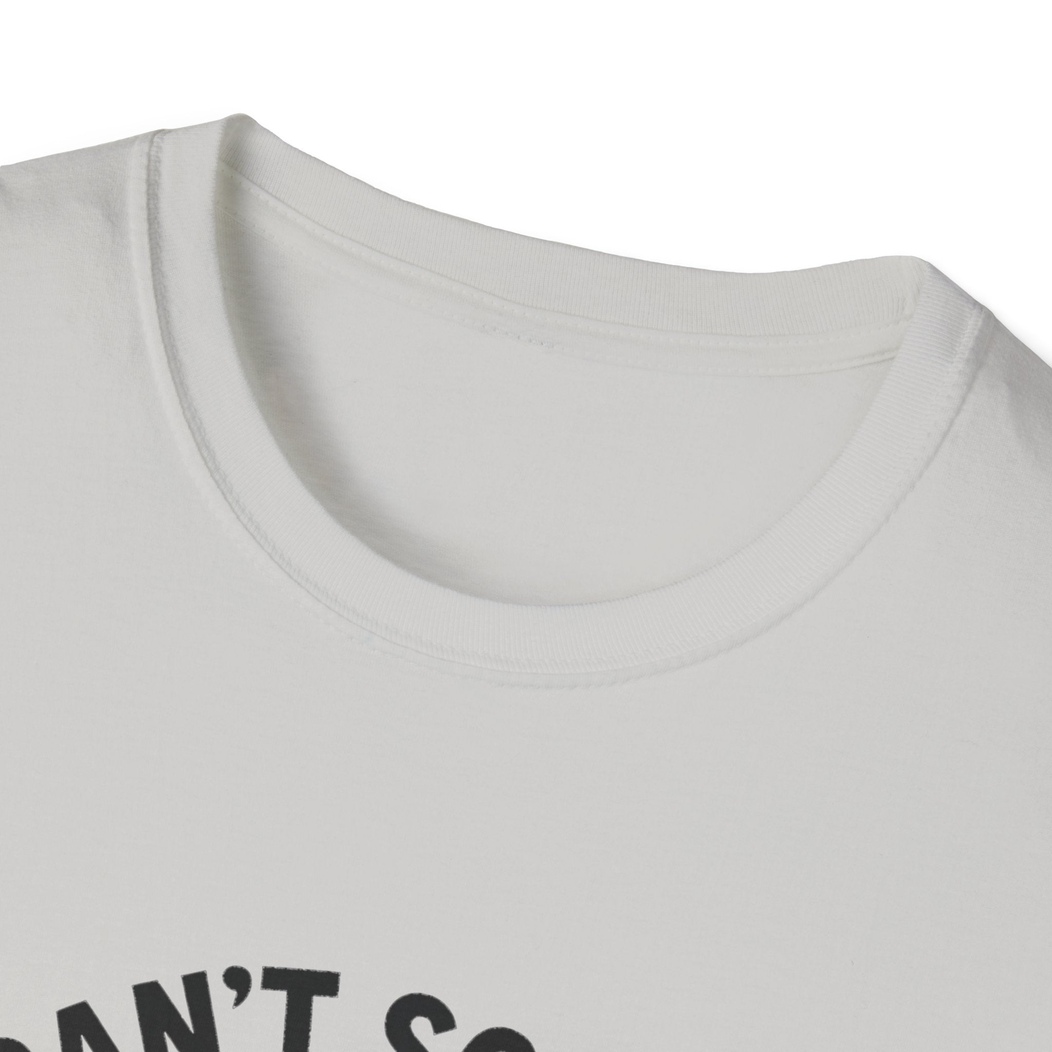 Light blue unisex soft tee featuring a casual fit, ideal for comfortable everyday wear.