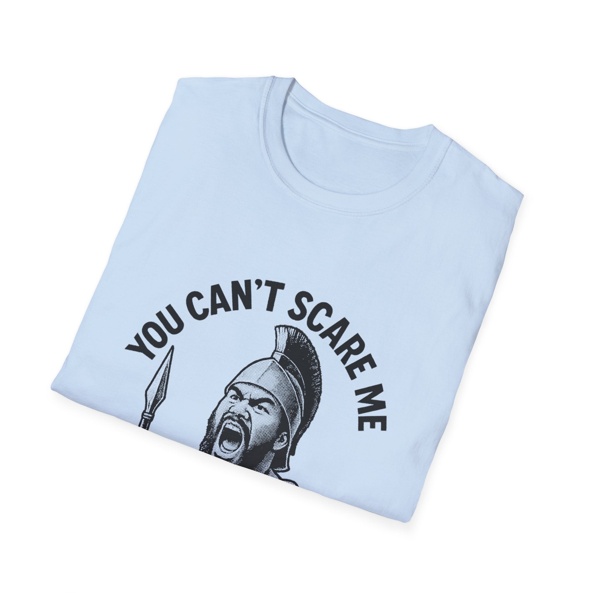 Light blue unisex soft tee by The Print Bar featuring the 300 Cousins design, perfect for casual wear in AU/NZ.