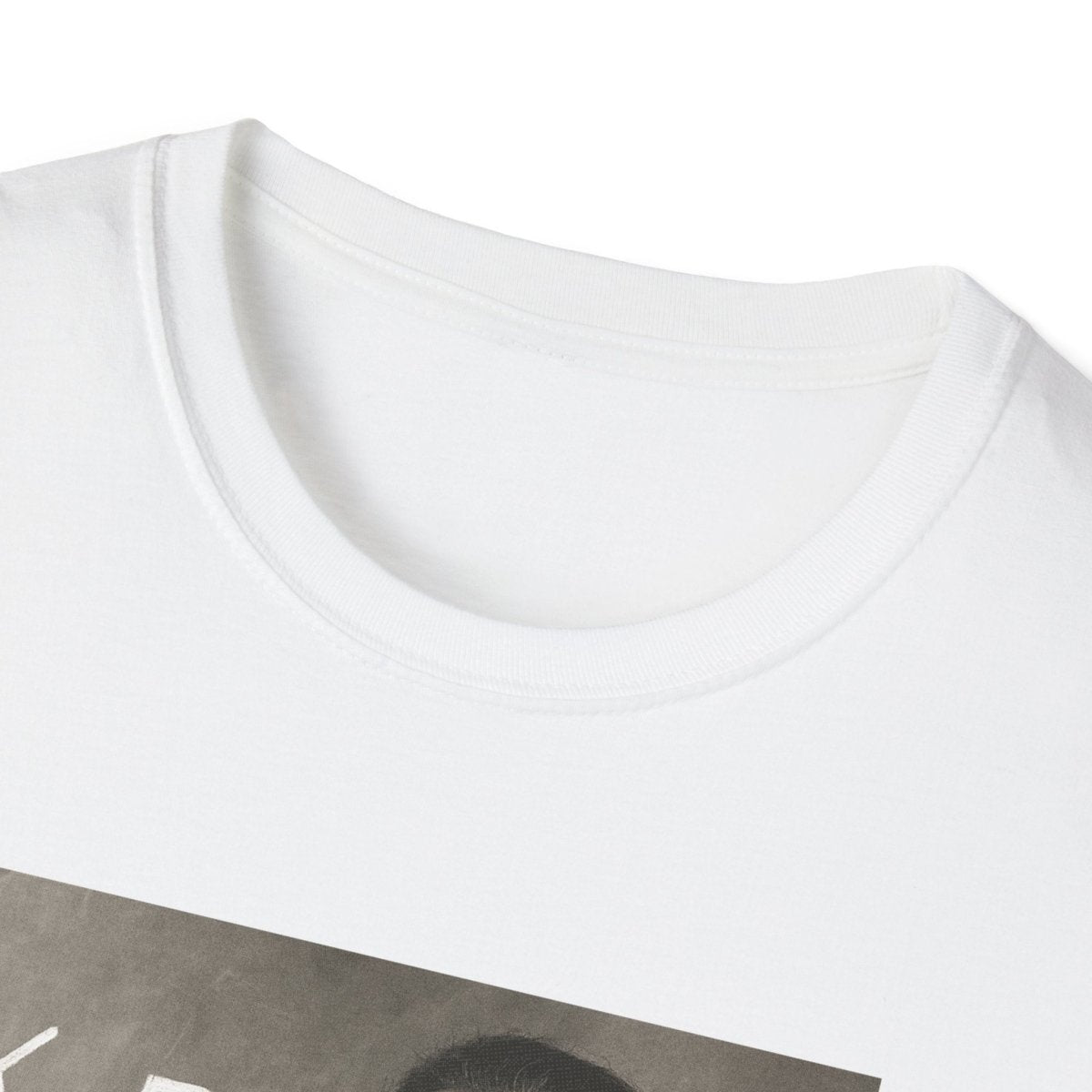 White unisex soft T-shirt featuring the K=FC² design, ideal for casual wear in AU/NZ sizes.