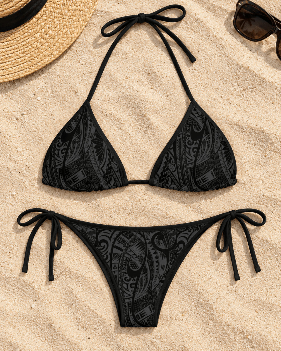 Tie-Side Bikini - Warrior - The Koko Samoa