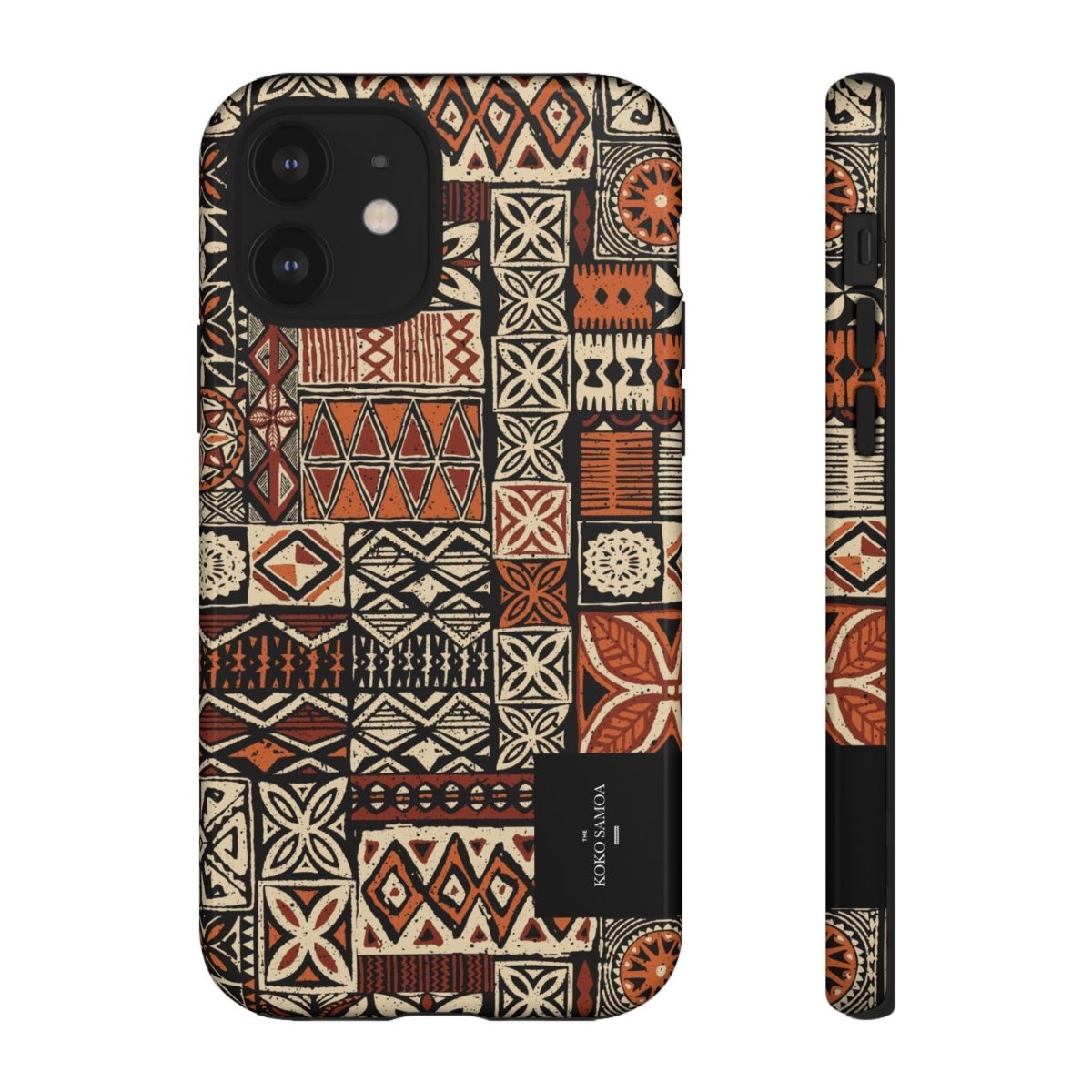 Tough Phone Case Elei AU/NZ/USA featuring a vibrant Koko Samoa design, durable protective cover for smartphones.