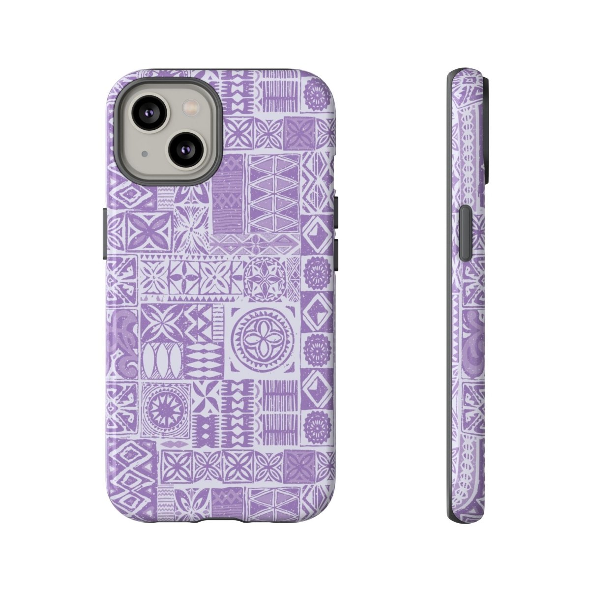 Lavender Elei tough phone case for iPhone 17, glossy and durable in lavender color with a stylish design.