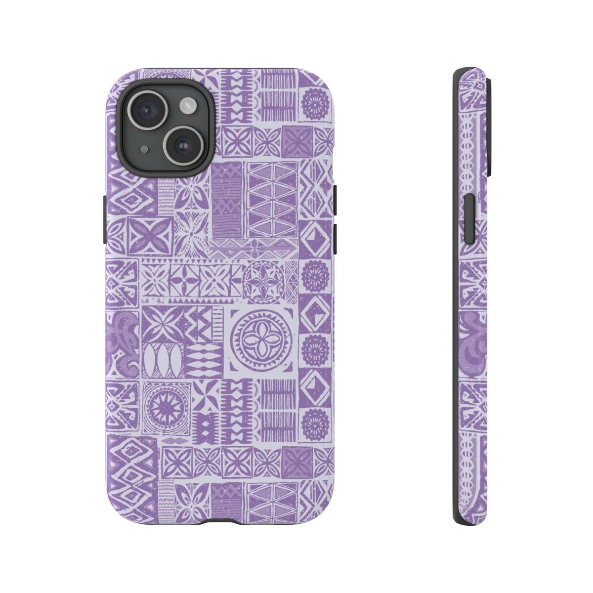 Lavender Elei tough phone case for iPhone 17, glossy finish, durable Protects and enhances the phone's appearance.