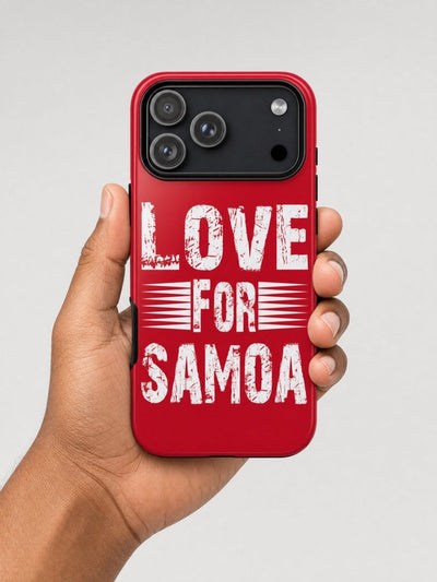 iPhone Tough Phone Case - Love for Samoa