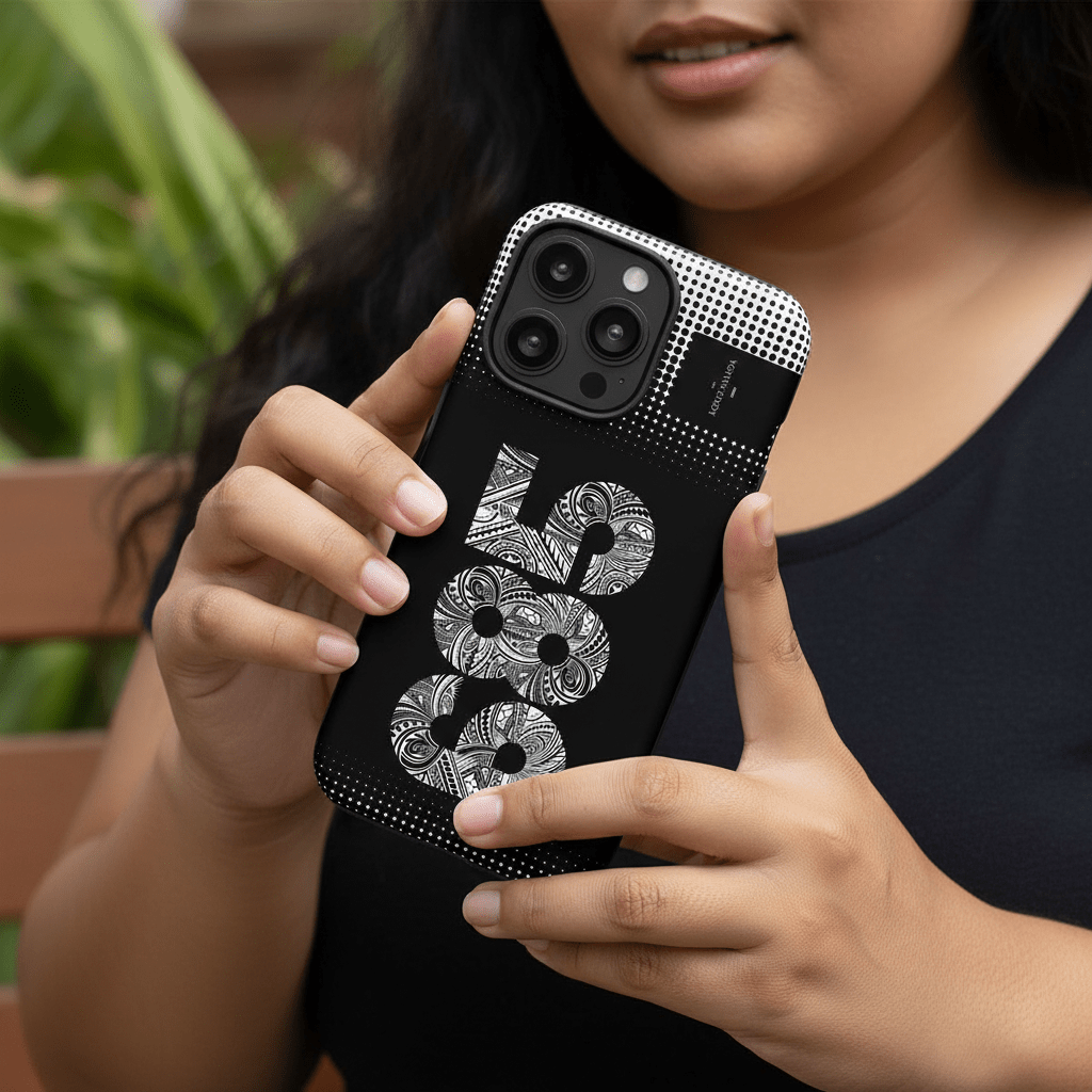 Tough Phone Case 685 for AU/NZ/USA, rugged protective cover with tropical Samoa design, fits smartphones securely.