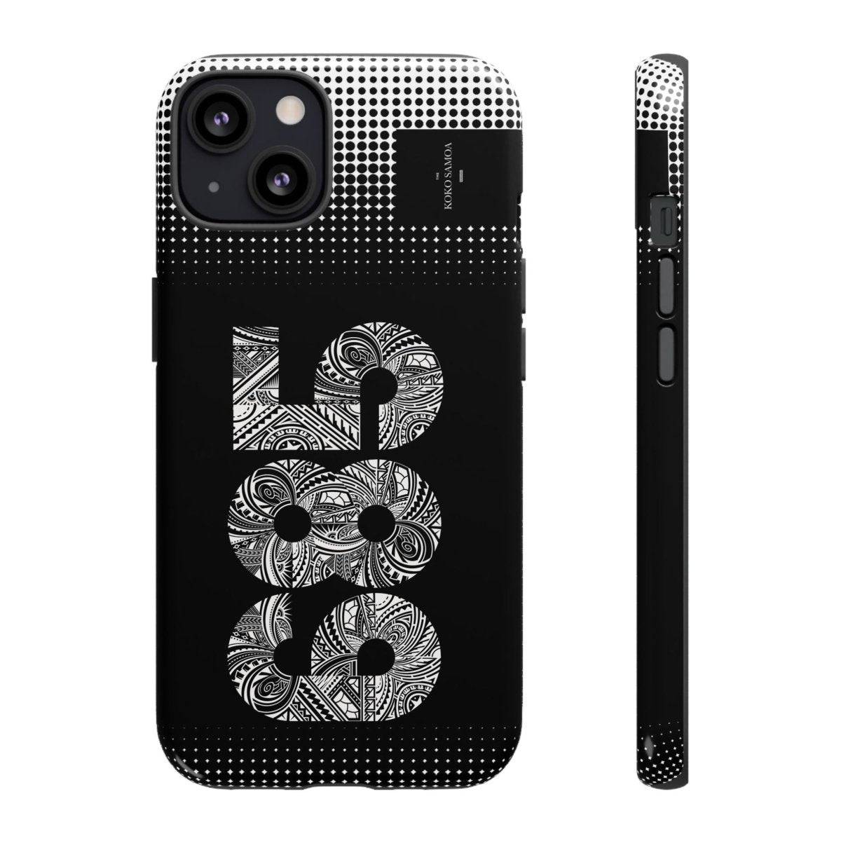 Tough Phone Case 685 for AU/NZ/USA, durable protective cover with tropical Samoa design, fits smartphones securely.