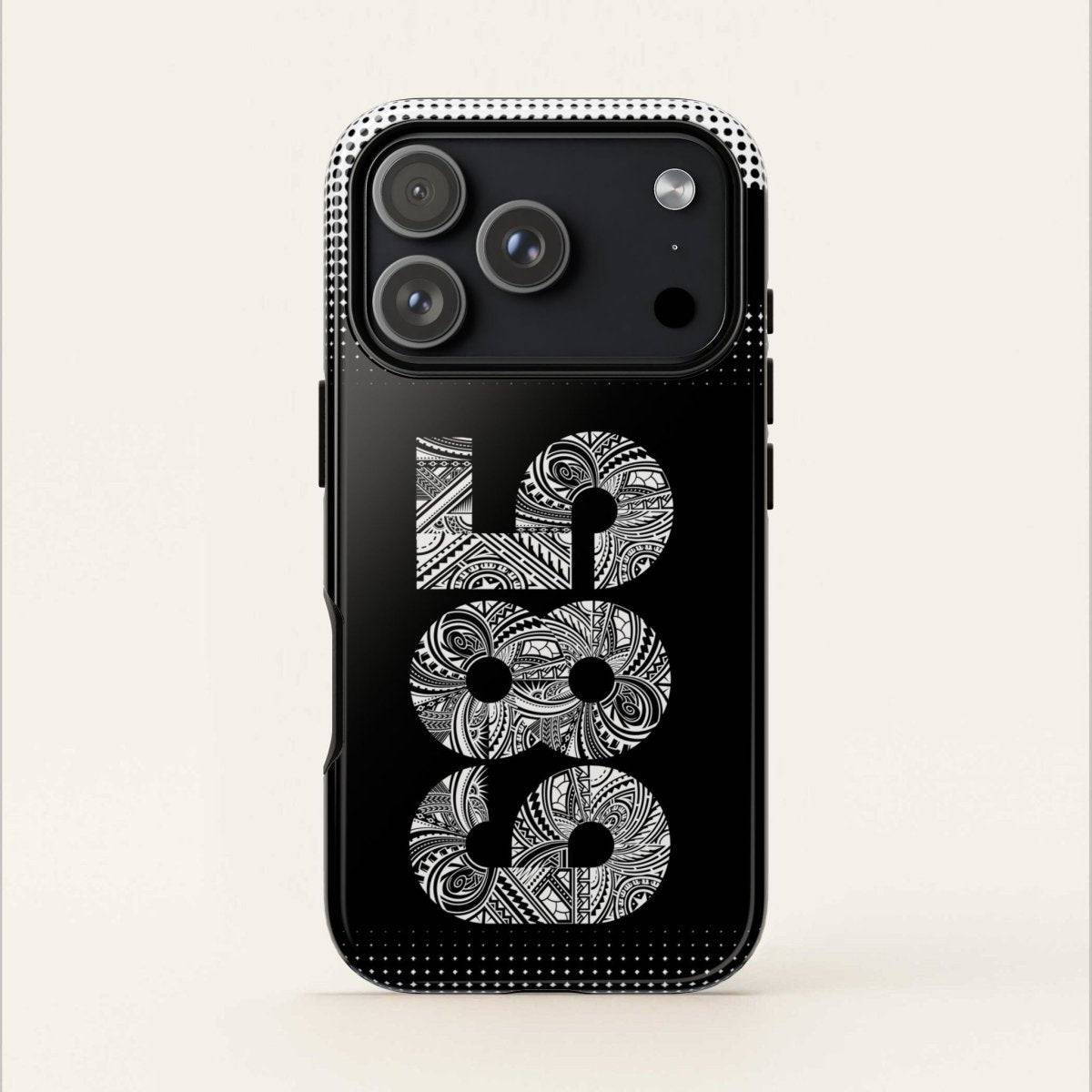 WOYC Tough Phone Case 685 for AU/NZ/USA, rugged protective cover with tropical design, fits smartphones securely.