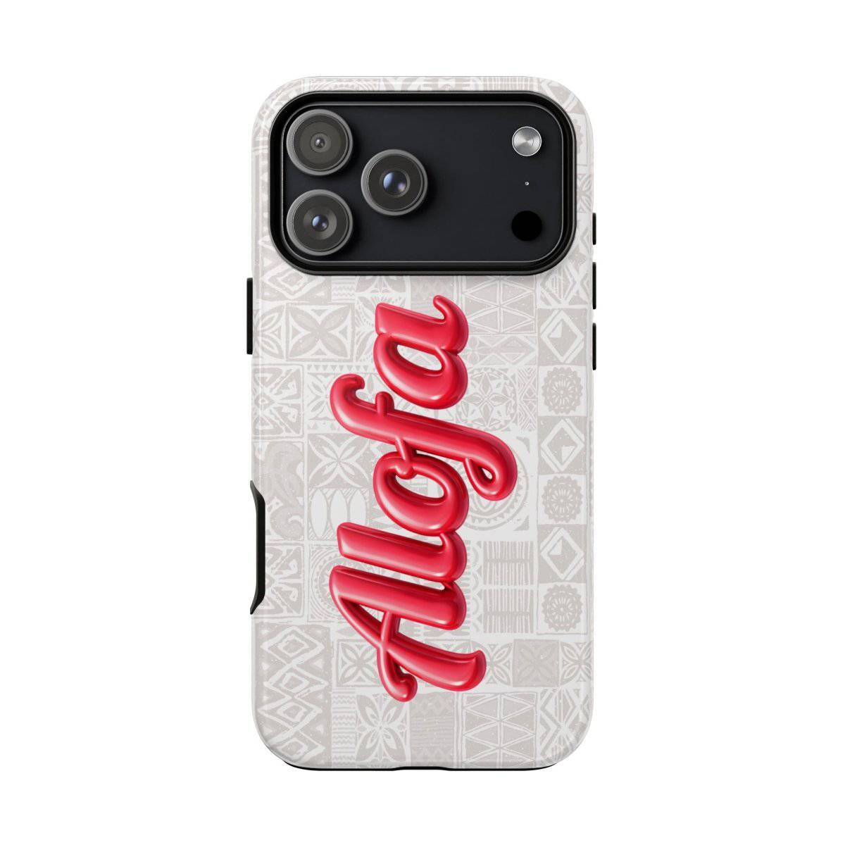 WOYC Tough Phone Case Alofa with Koko Samoa design, durable protective cover for smartphones in AU/NZ/USA.