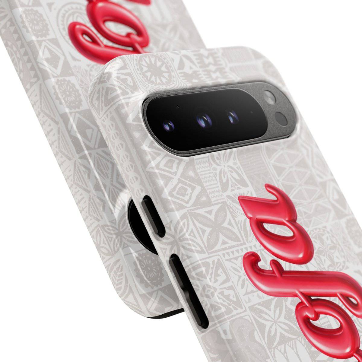WOYC Tough Phone Case Alofa with Koko Samoa design, durable protective cover for smartphones in AU, NZ, and USA.