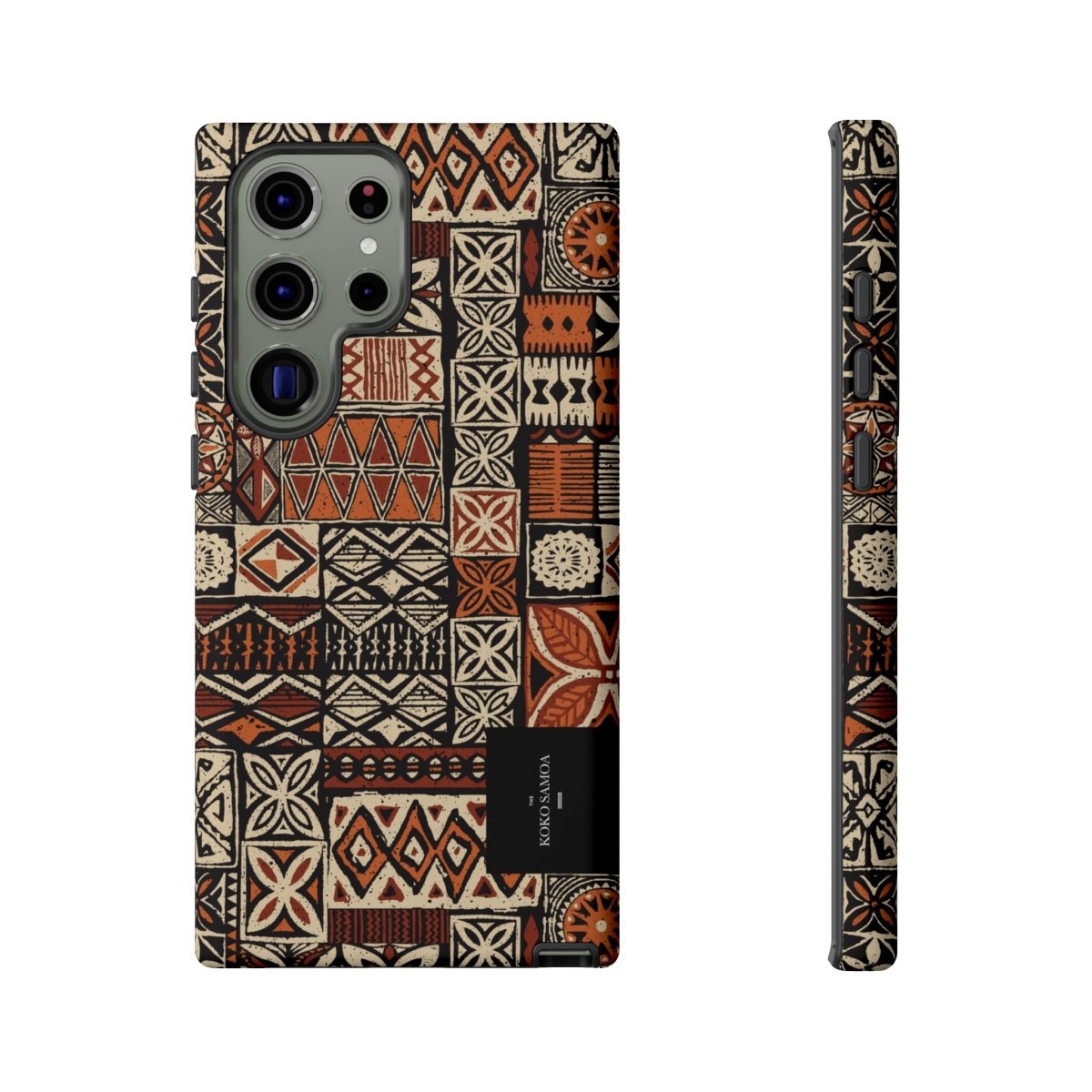 WOYC Tough Phone Case Elei AU/NZ/USA with Koko Samoa design, durable protective cover for smartphones.