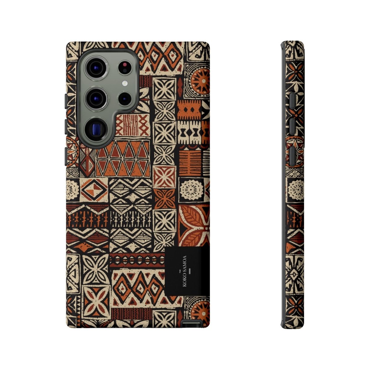 WOYC Tough Phone Case Elei with Koko Samoa design, durable protective cover for smartphones in AU/NZ/USA.