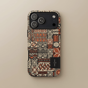 Durable Elei tough phone case for AU/NZ/USA, featuring a vibrant Koko Samoa design on a protective mobile cover.