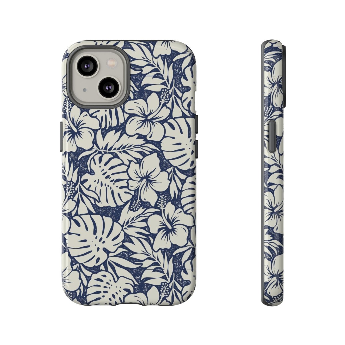 Durable Falefa Breeze phone case by Printify, featuring a tropical design, fits AU, NZ, and US smartphones.
