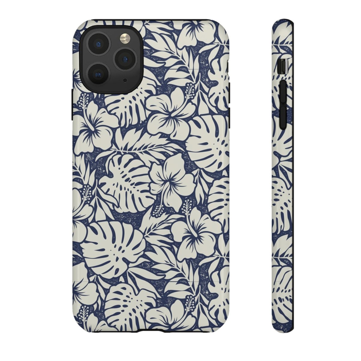 Tough Phone Case Falefa Breeze design for AU, NZ, and USA, featuring a vibrant tropical pattern on durable phone protection.