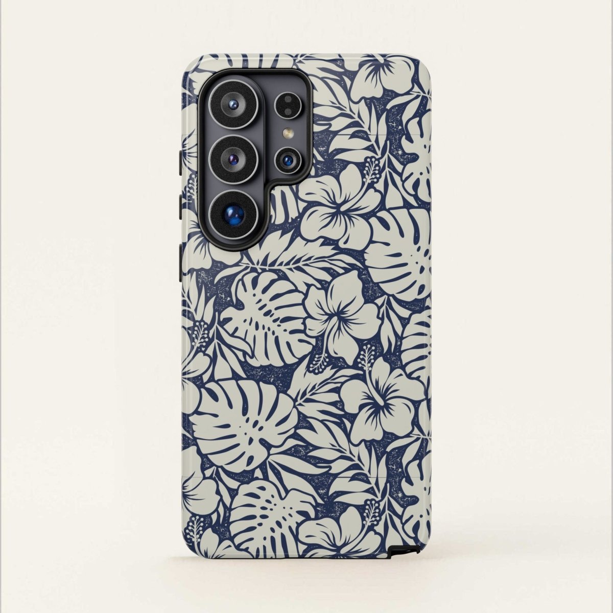 Printify Tough Phone Case Falefa Breeze design for AU, NZ, and USA, featuring a vibrant tropical pattern on durable phone protection.