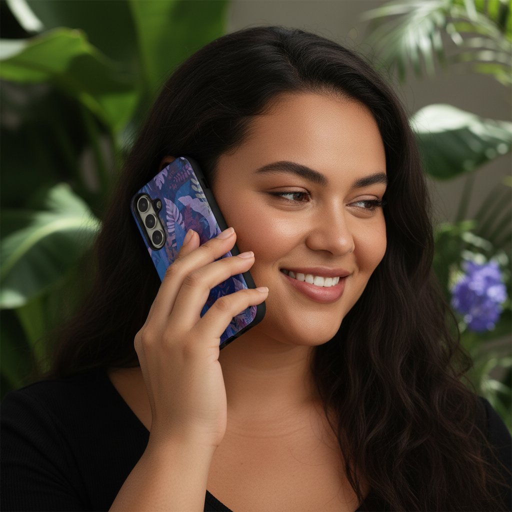 Tough Phone Case - Lavender Palms - AU/NZ/USA - The Koko Samoa