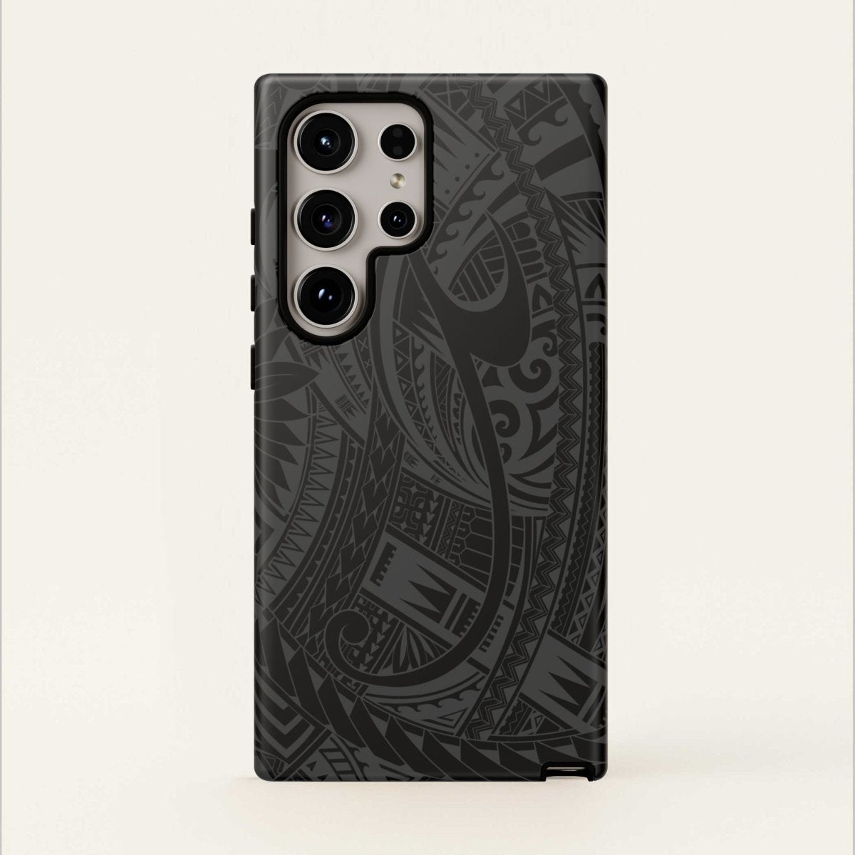 WOYC Tough Phone Case Warrior design for AU/NZ/USA, rugged protective cover with bold graphic art on smartphone case.