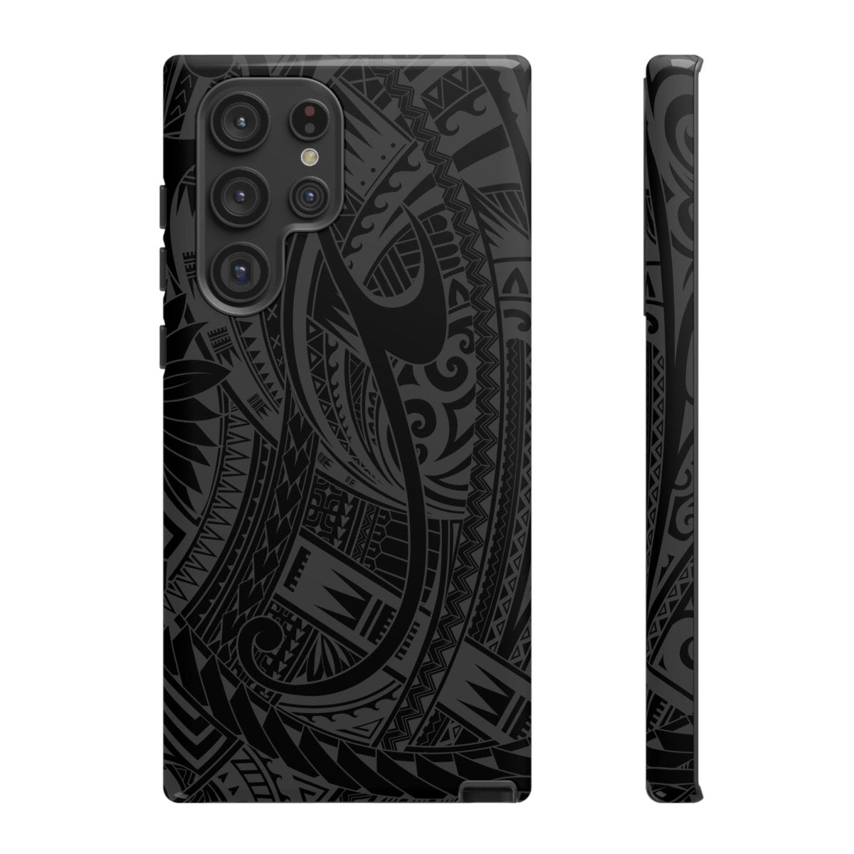 WOYC Tough Phone Case Warrior design for AU/NZ/USA, durable protective case with bold graphic on smartphone.
