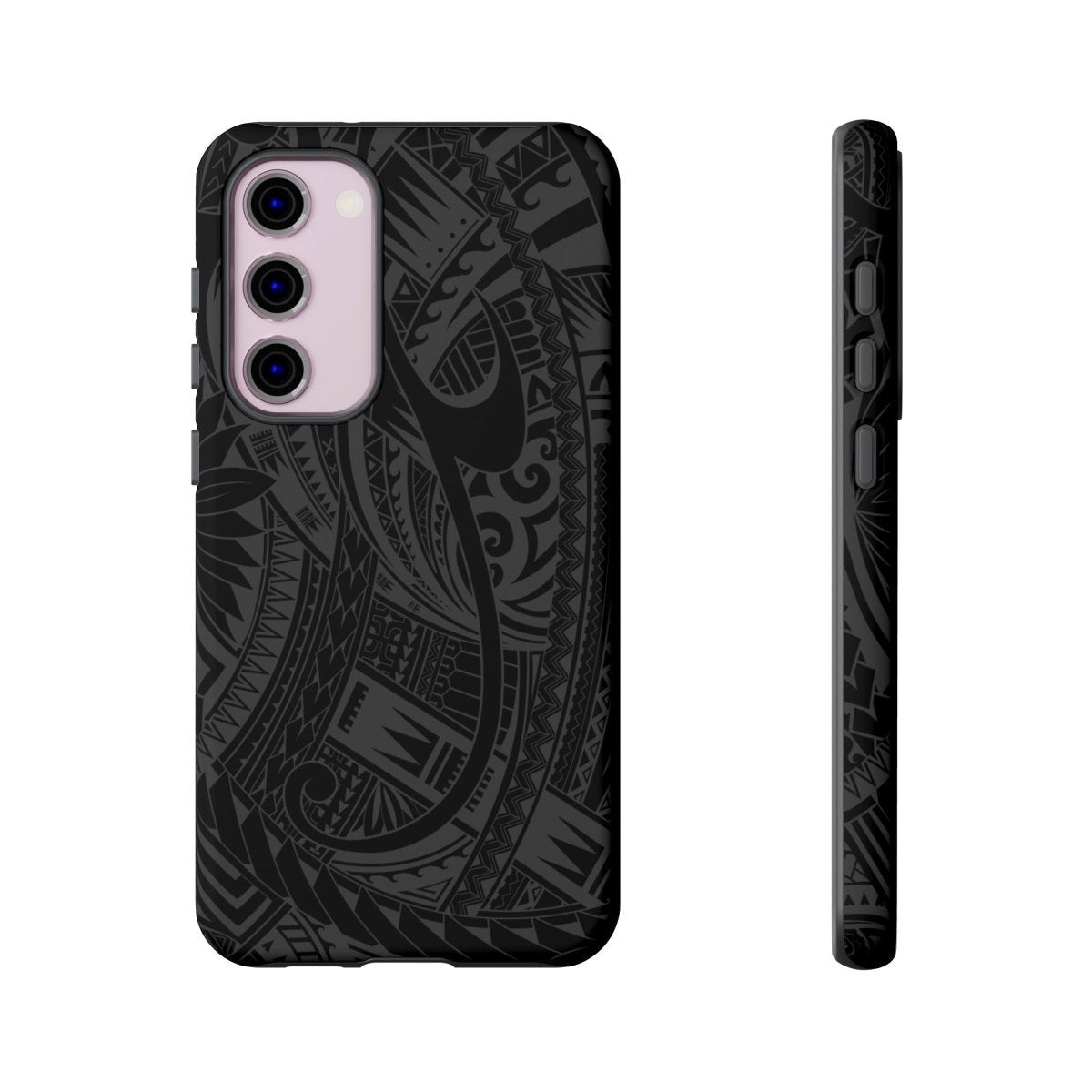 WOYC Tough Phone Case Warrior design for AU, NZ, and USA, featuring a bold, rugged style with tribal artwork on a protective case.
