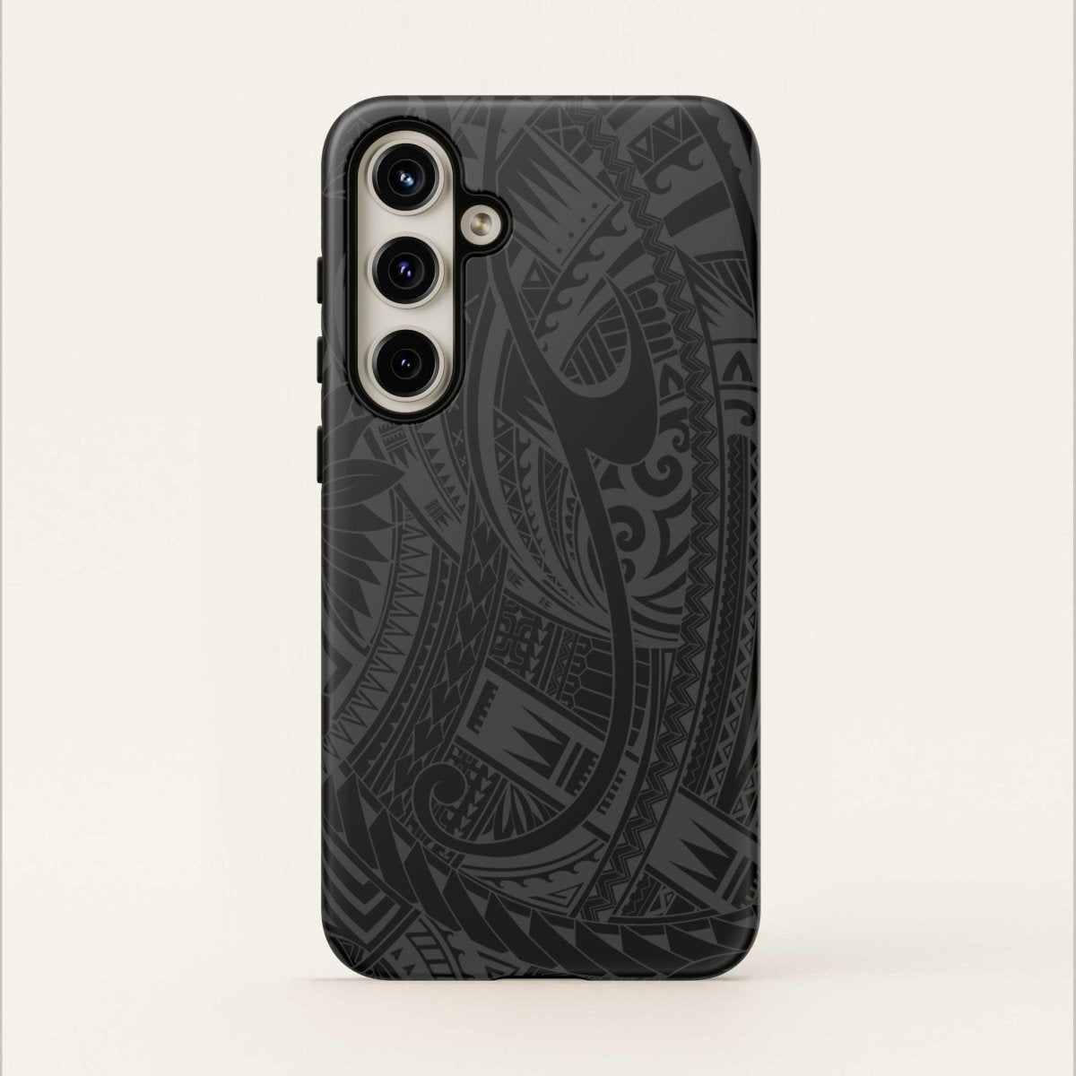 WOYC Tough Phone Case Warrior style for AU/NZ/USA, rugged protective cover with bold design on a smartphone.