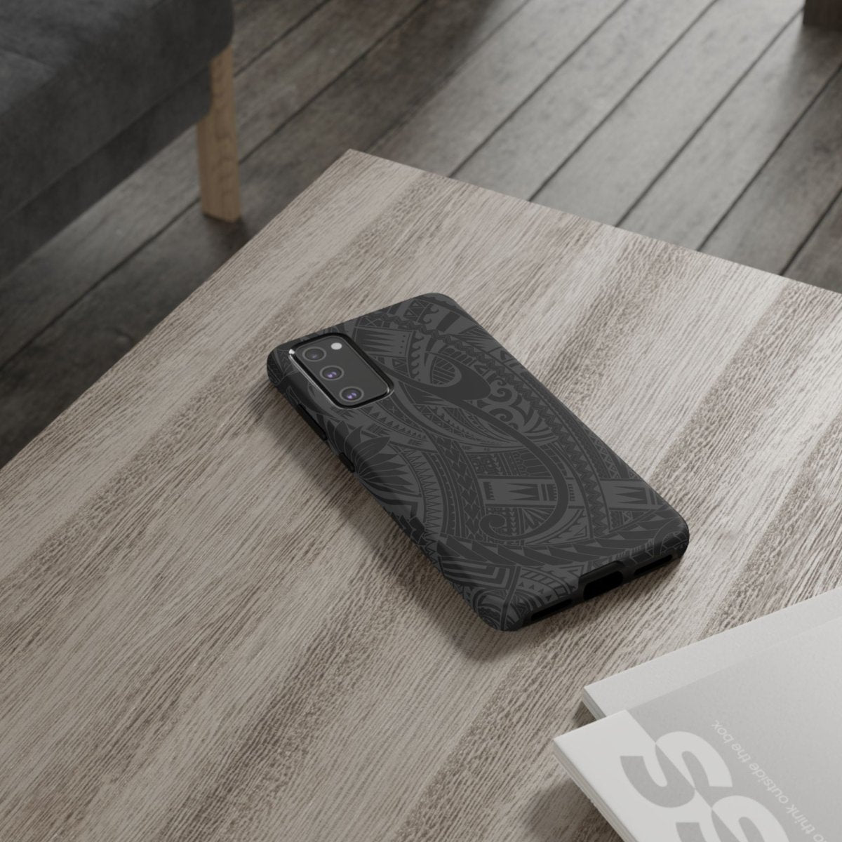 WOYC Tough Phone Case Warrior design for AU, NZ, and USA, featuring a bold, rugged style on a durable protective cover.