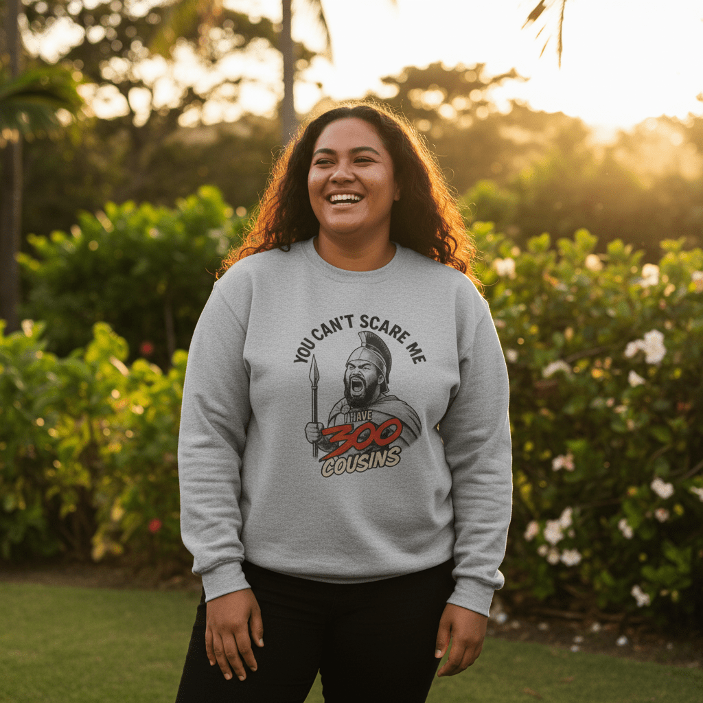 Unisex Heavy Sweatshirt - 300 Cousins - AU/NZ/USA - The Koko Samoa