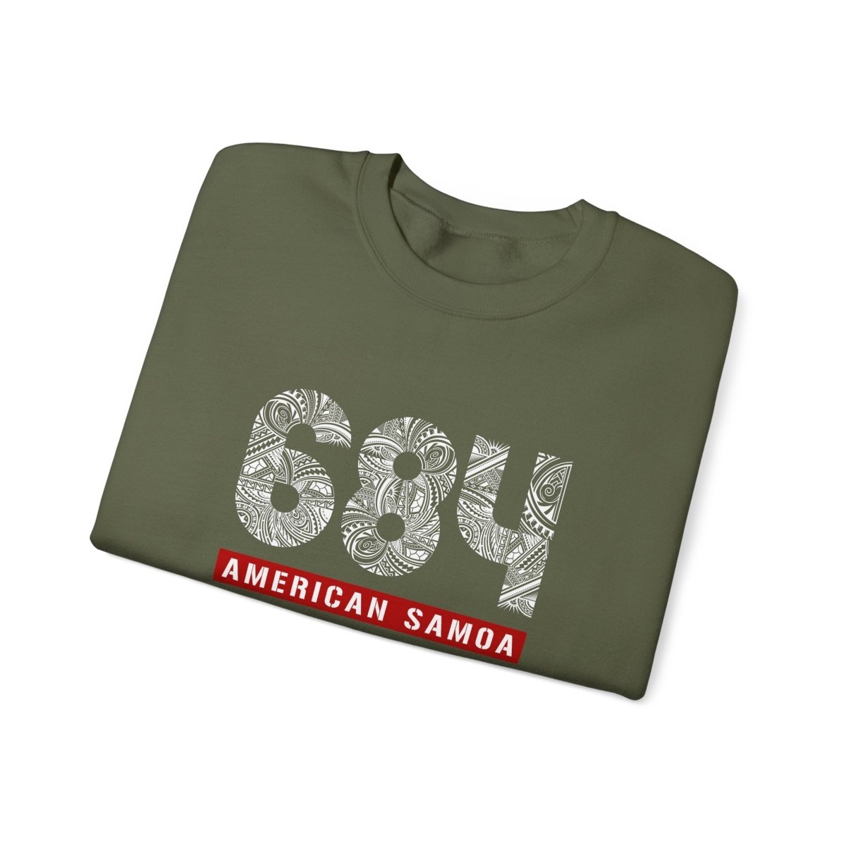 Unisex heavy sweatshirt featuring American Samoa, with personalized details, in a cozy, casual style.