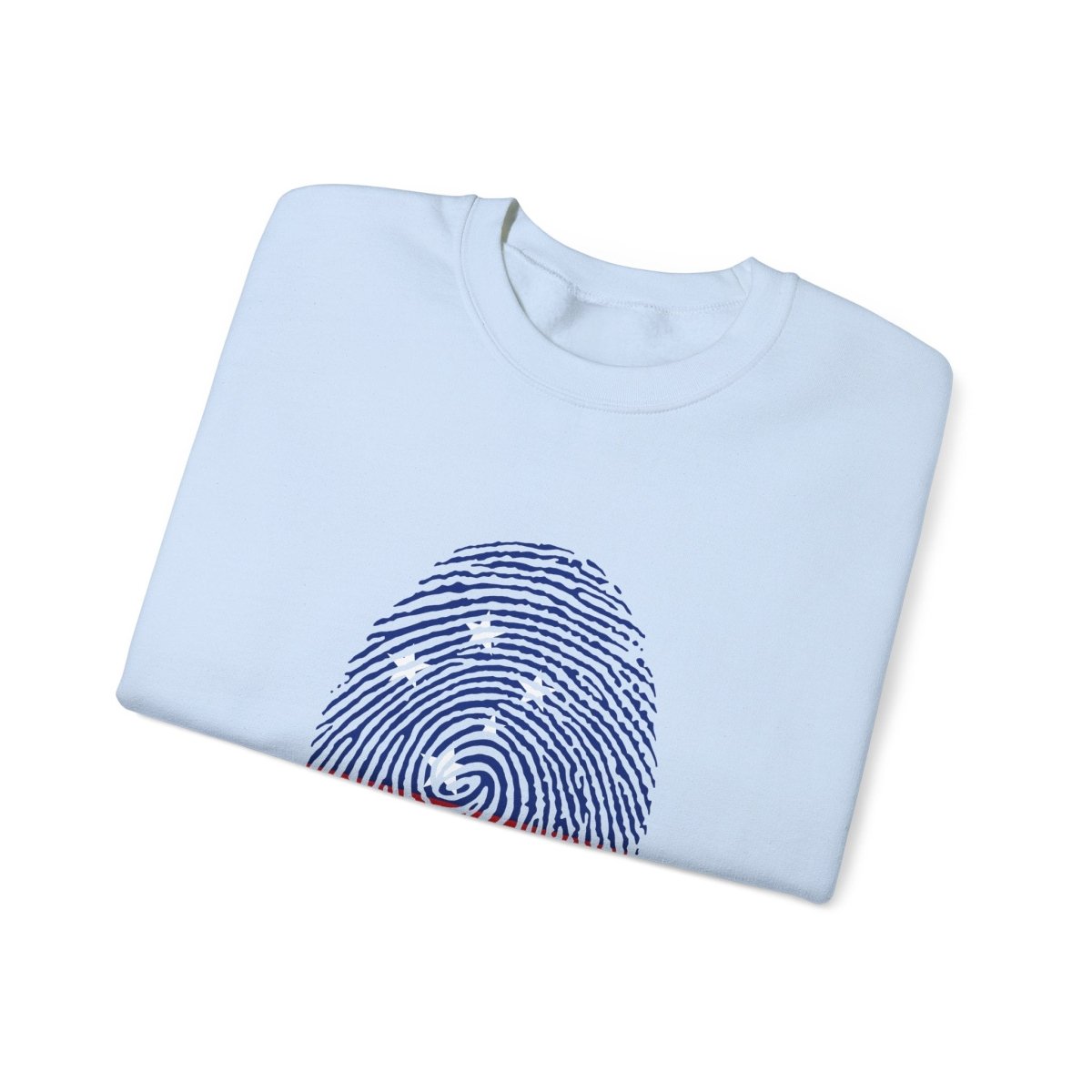 Unisex heavy sweatshirt from The Print Bar with "My Identity" design, personalized for AU/NZ, in black with white text.