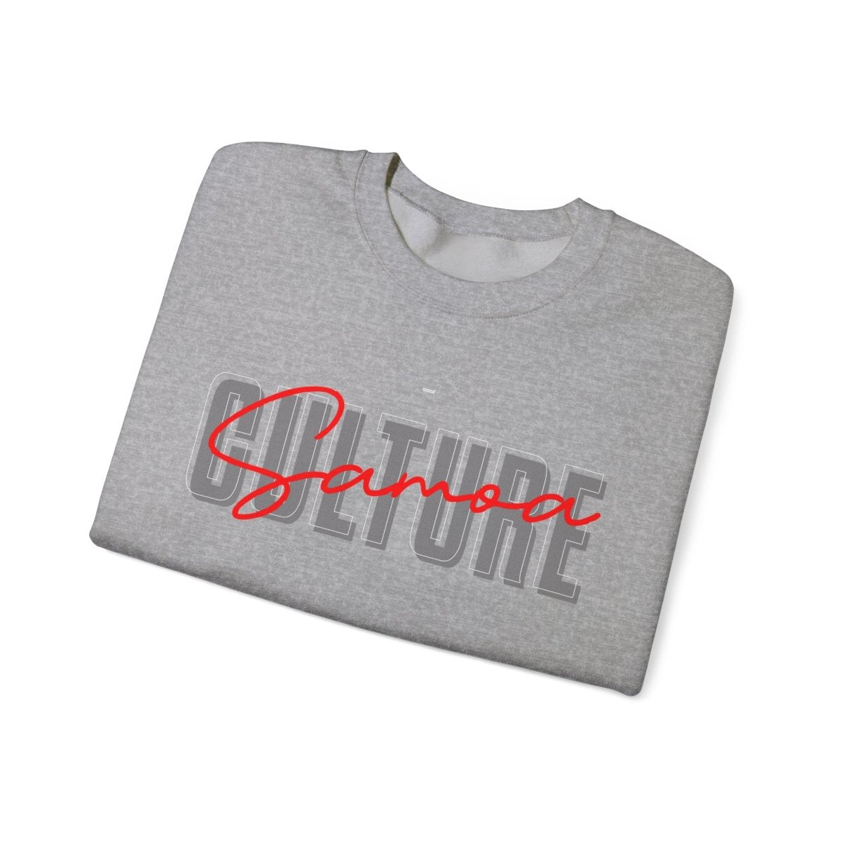Unisex heavy sweatshirt featuring Samoan culture design, personalized print, suitable for AU/NZ climates.