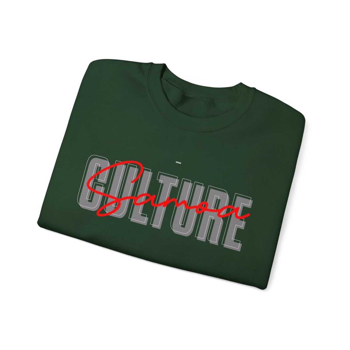 Unisex heavy sweatshirt featuring Samoan culture design, personalized, with detailed Samoan motifs and vibrant colors.