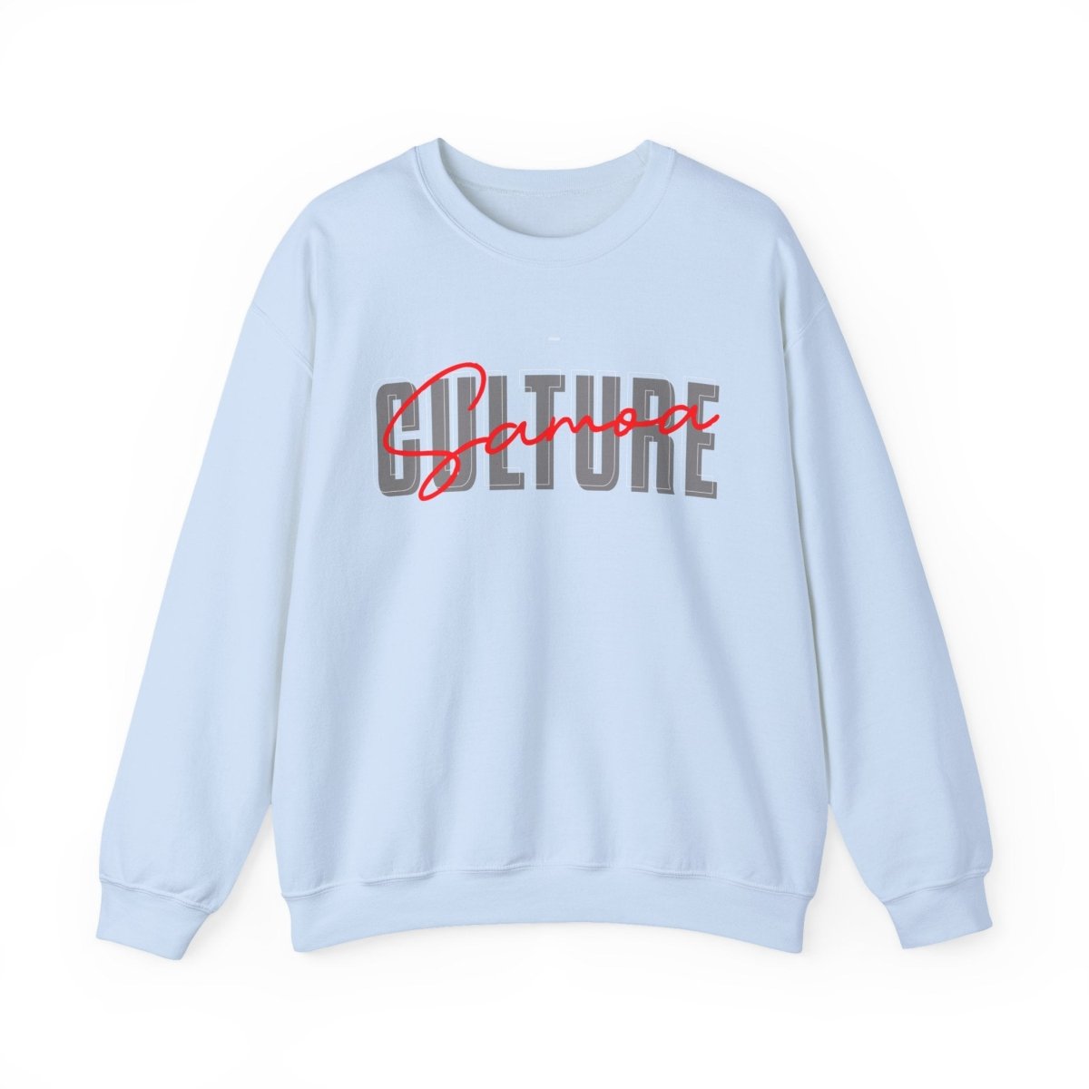 Unisex heavy sweatshirt featuring Samoan cultural, showcasing vibrant traditional patterns and artwork.