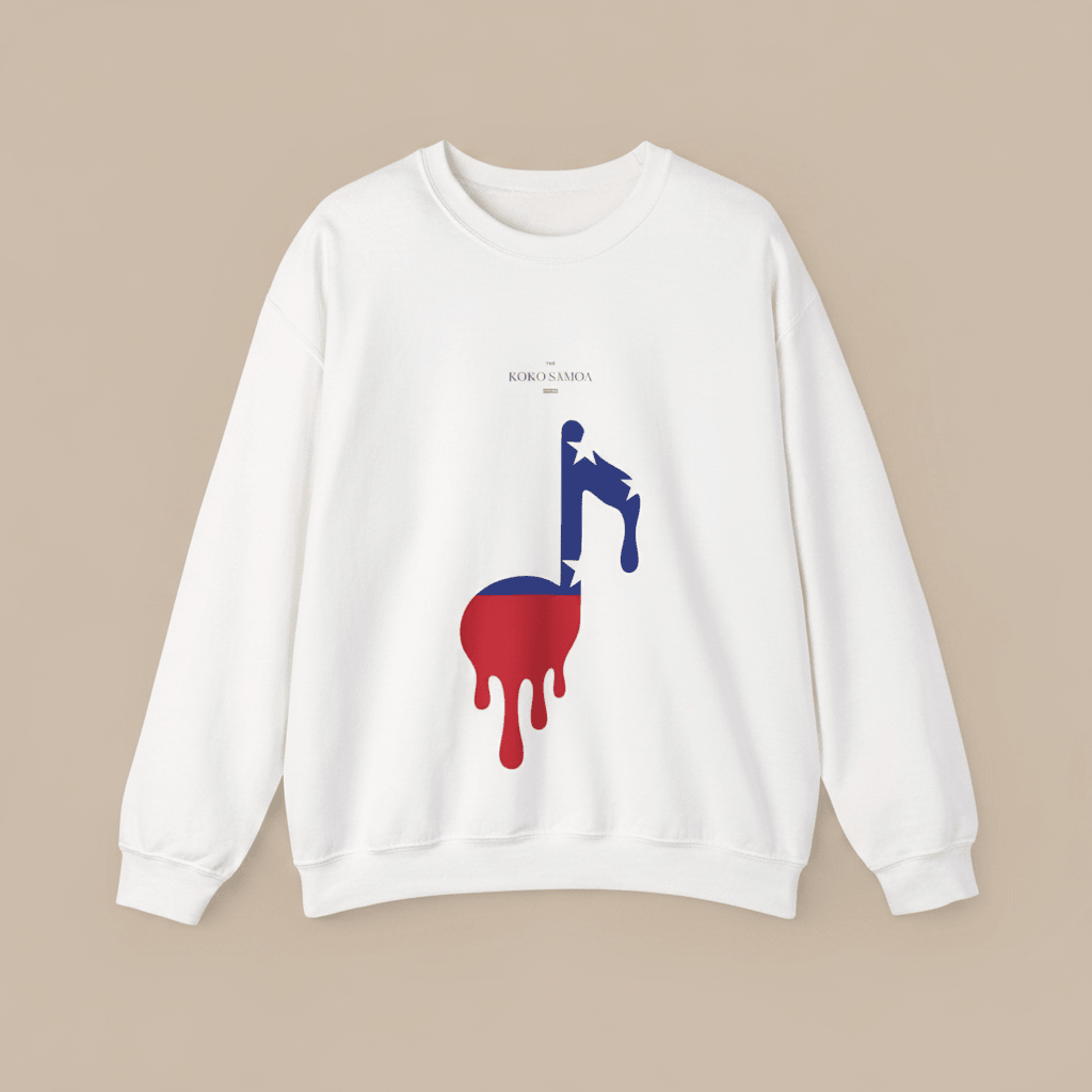 Unisex Heavy Sweatshirt - Samoan Note - AU/NZ - The Koko Samoa