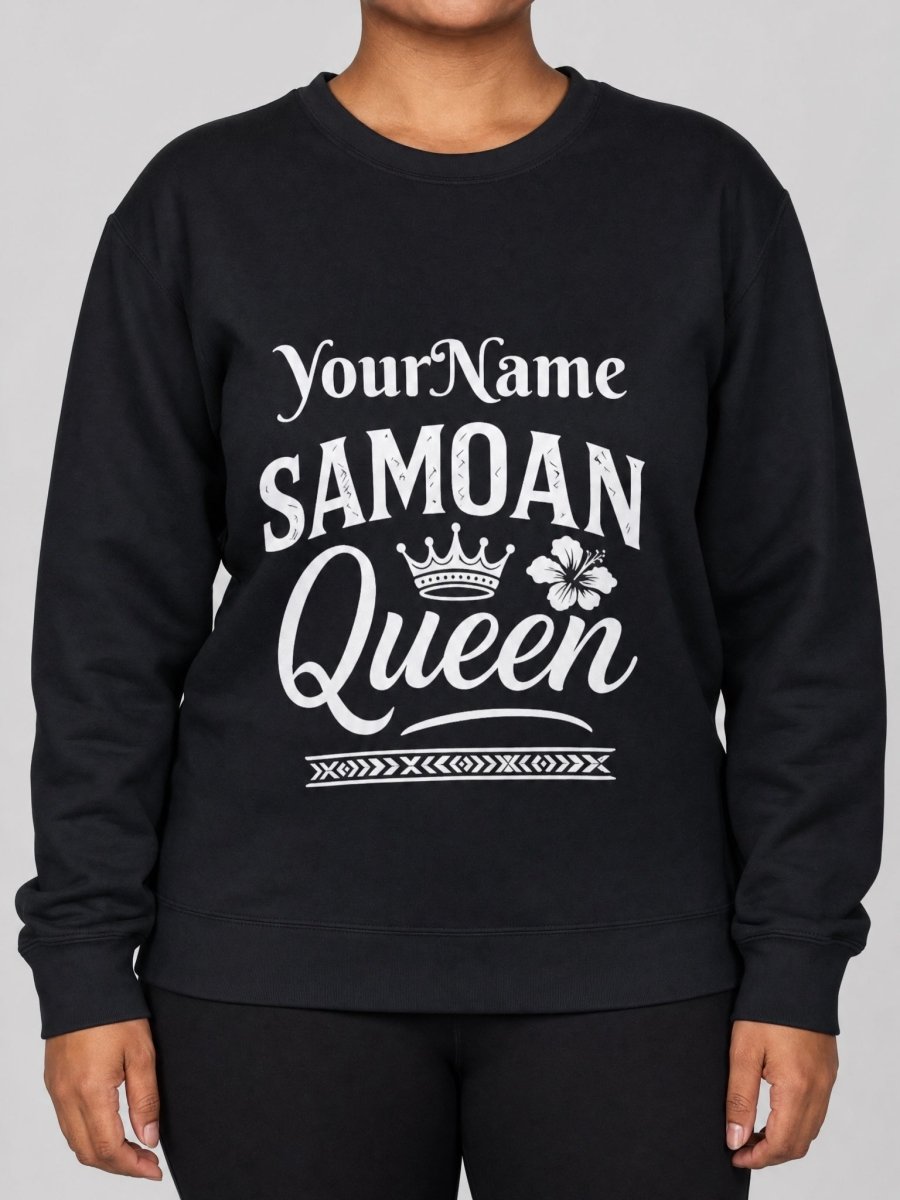 Unisex Heavy Sweatshirt - Samoan Queen in the Winter Warm-Up - AU/NZ