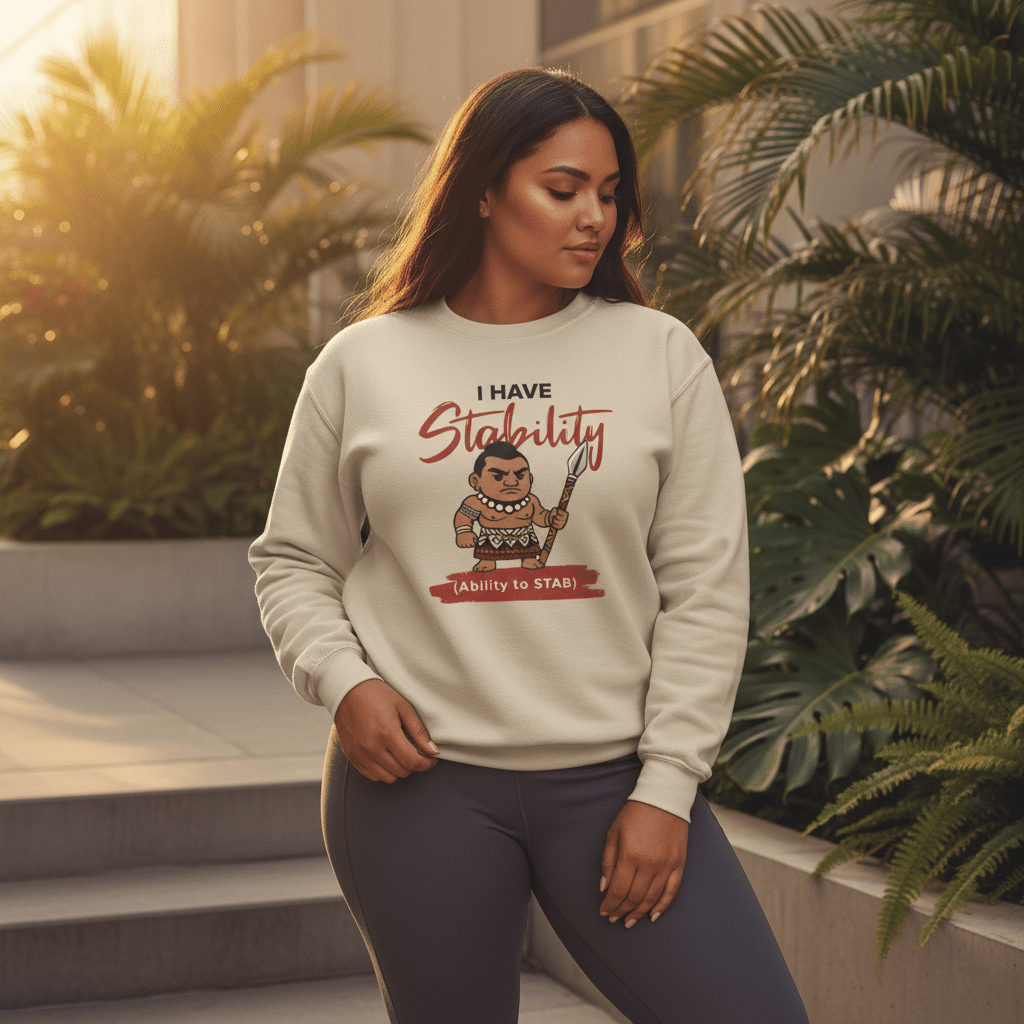 Unisex Heavy Sweatshirt - Stability - AU/NZ/USA - The Koko Samoa